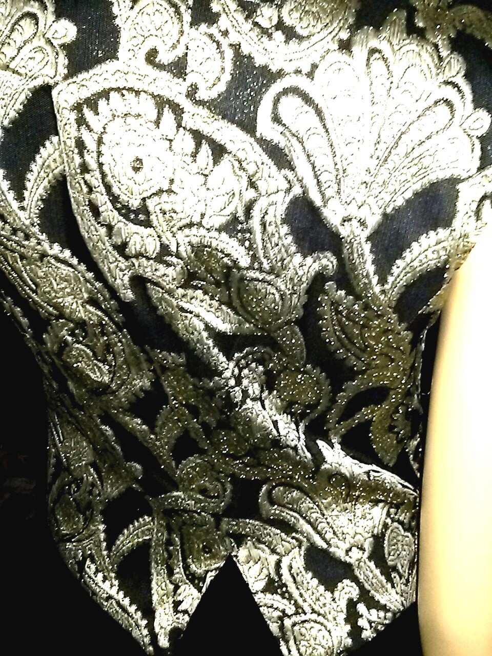 Evening brocade vest- size 34/36- tailor made- unique!!- Handmade