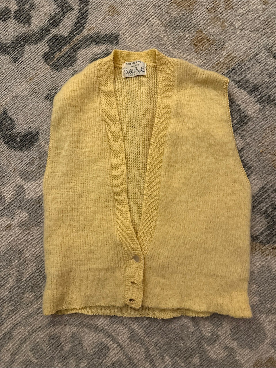 Vintage Bobbie Brooks 100% Fine Wool Sweater WPL 8231 Made in USA