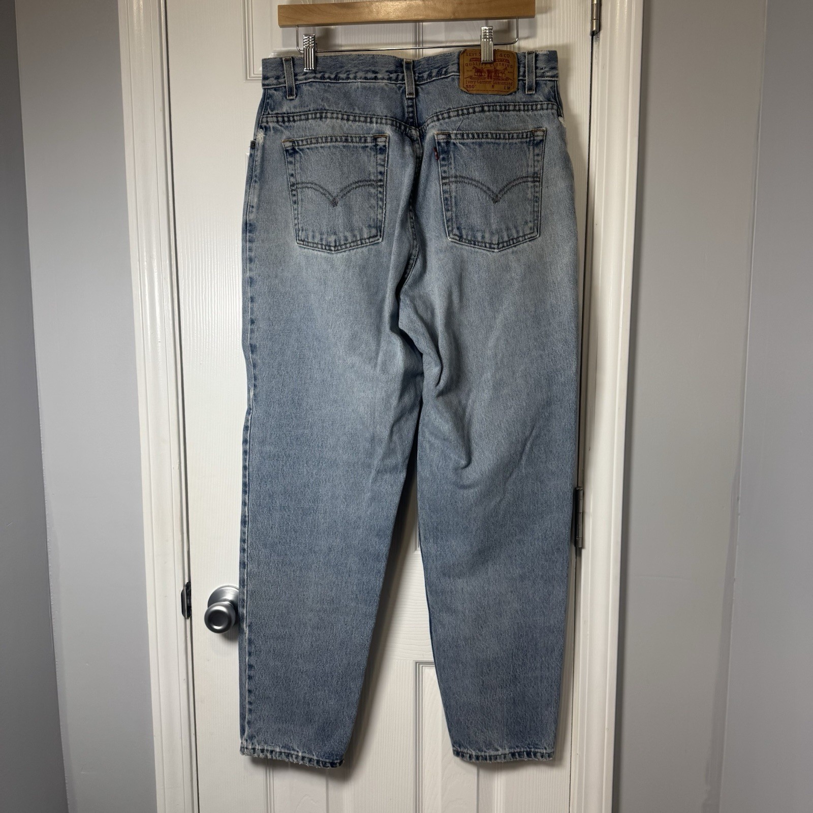 Y2K Vintage Levis 550 Women&rsquo;s Jeans Classic Denim Blue Vintage Jeans 34×30 Sz 16