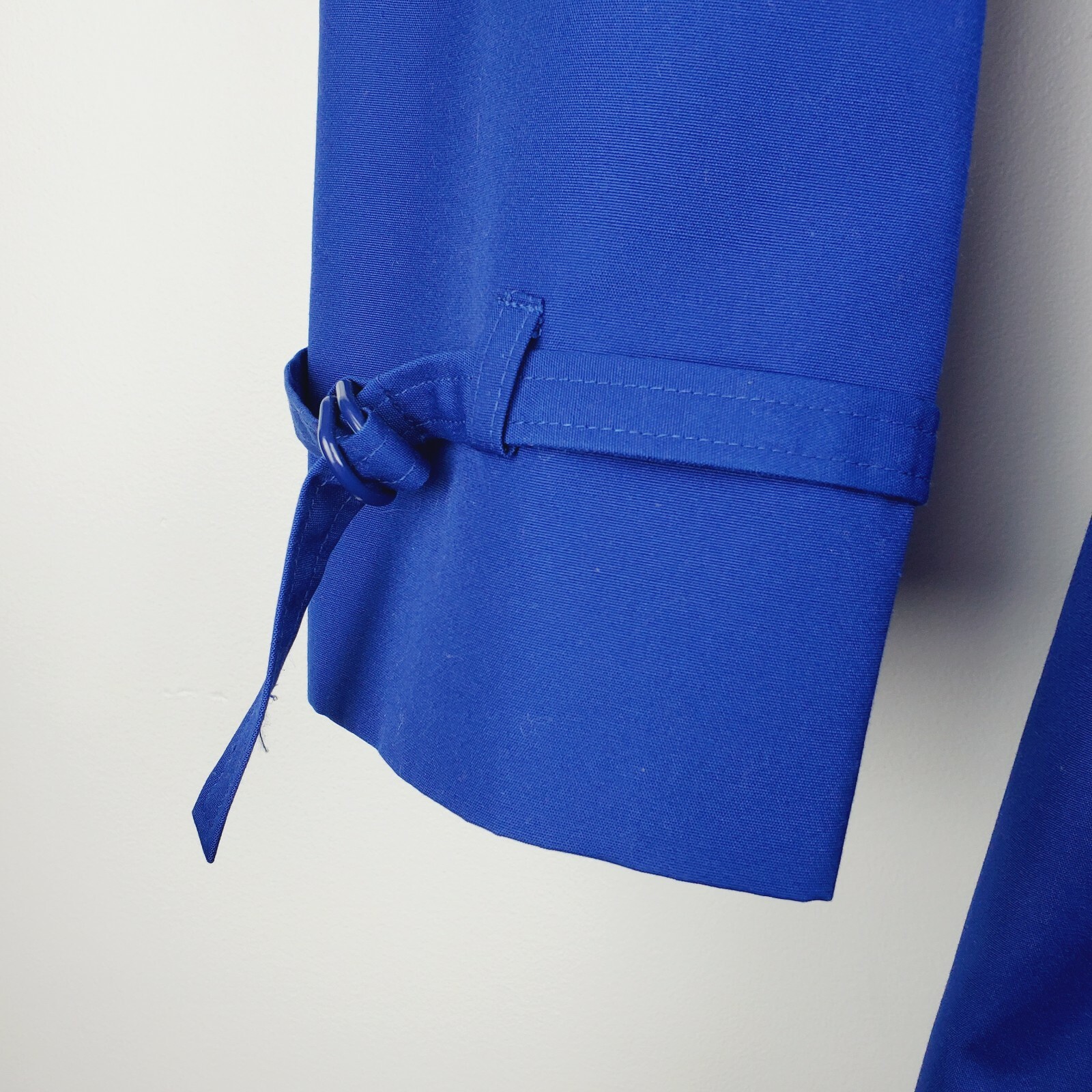 Vintage 1990&rsquo;s Misty Harbor Model Beth Cobalt Blue Rmvbl Liner Coat 6 Petite NWT