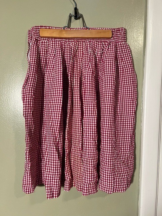 Vintage Sophisticates by Jonathan Martin Women&rsquo;s Skirt Set Pink White Gingham