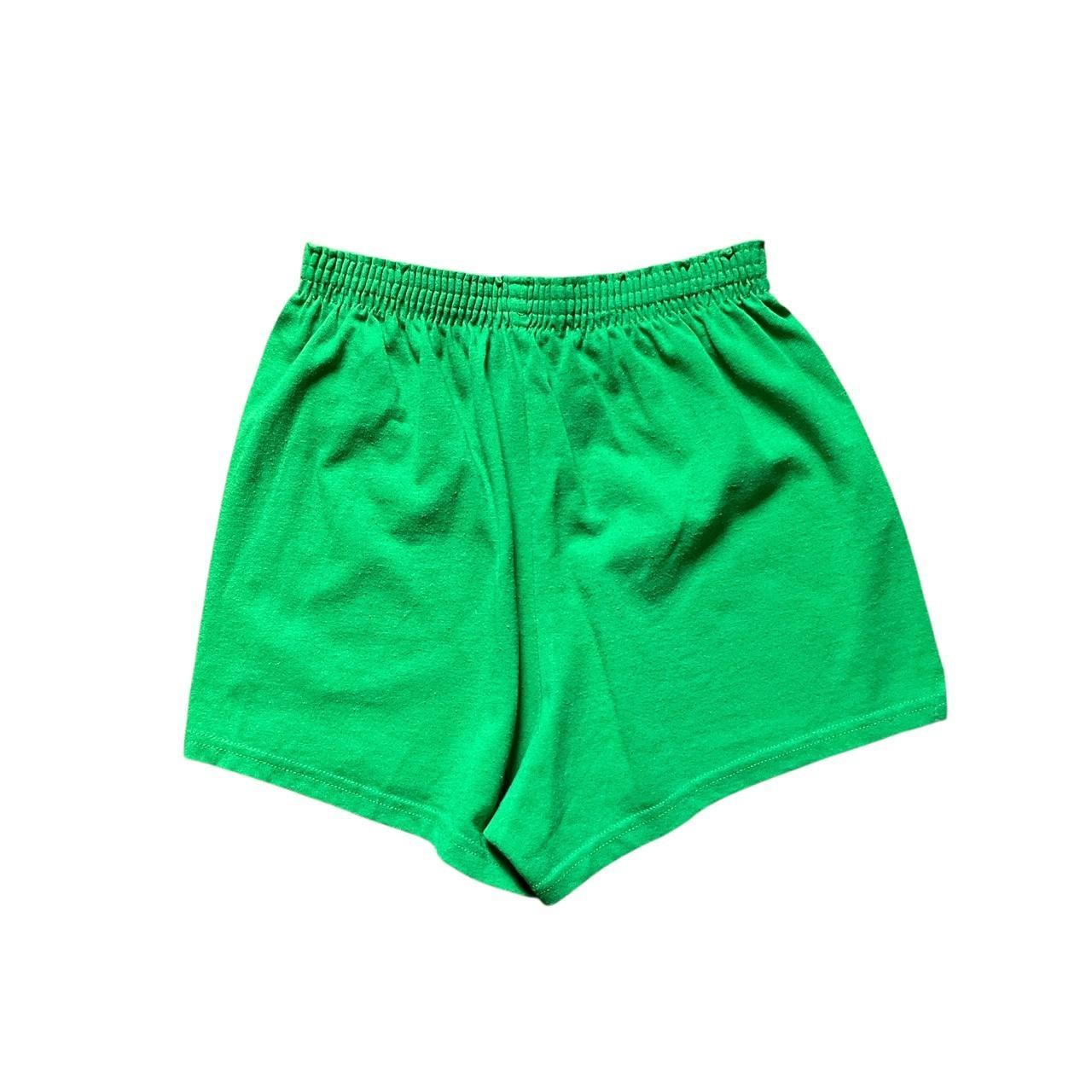 Soffe Green Athletic Short Shorts: 80s, 90s, Y2K
