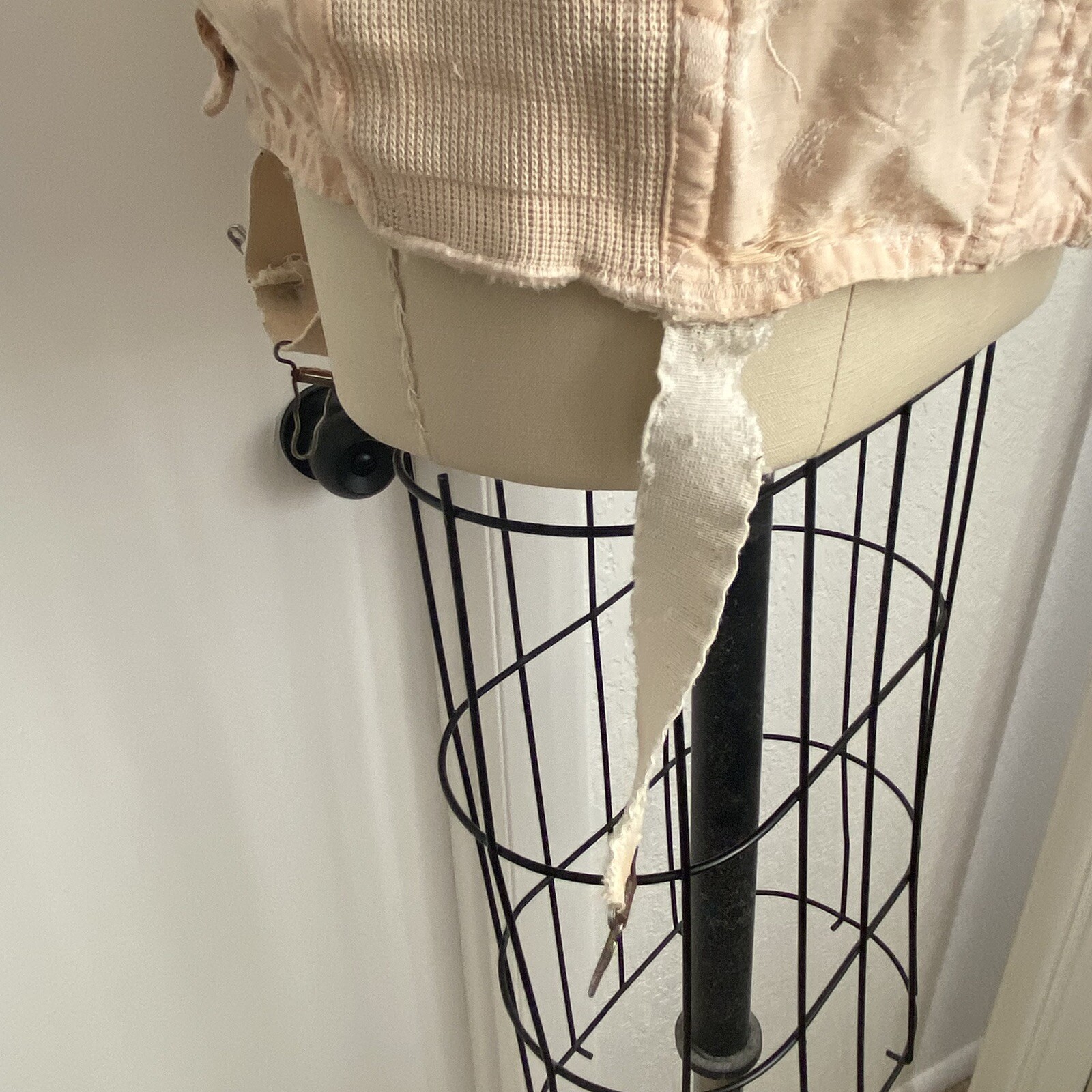 READ Vtg Sears Charmode Corset Girdle Open Bottom USA DAMAGED