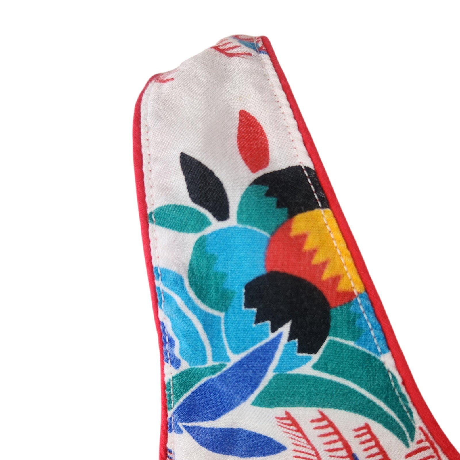 Vintage Items California Abstract Tropical Midi Sundress Sz 16 Retro Red Yellow
