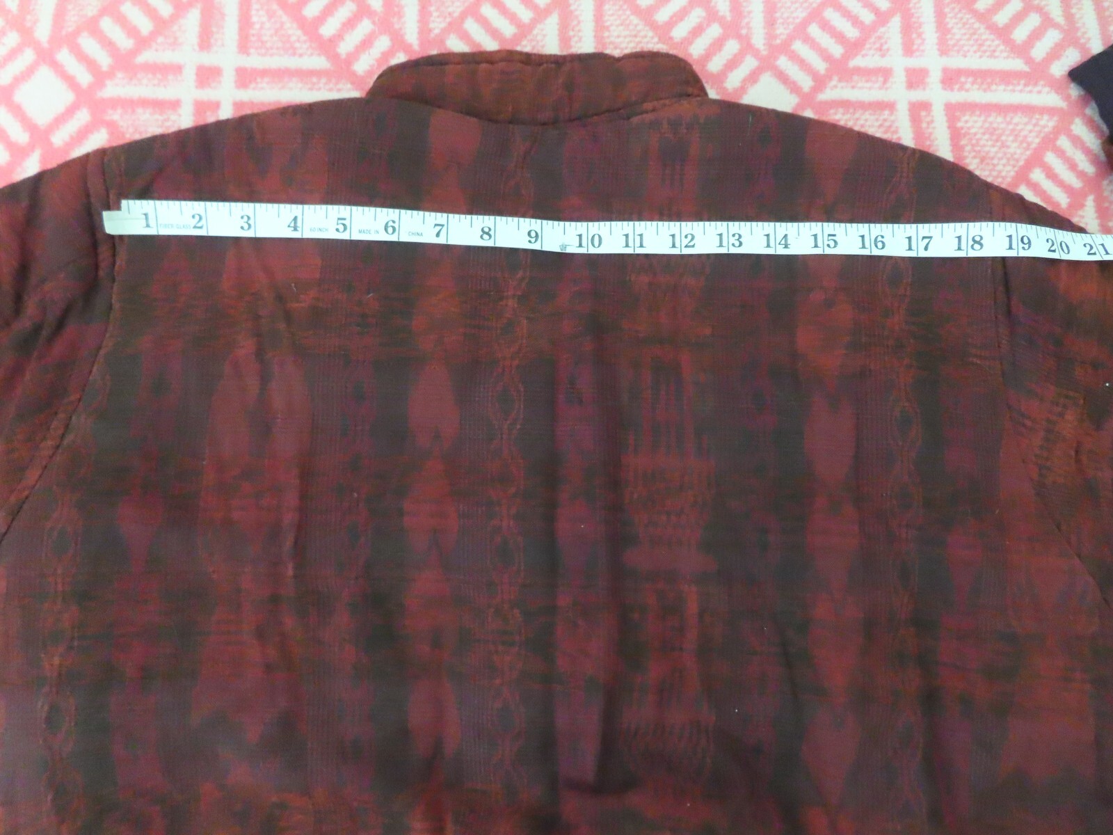 Womens Vintage Guatemalan Jacket Embroidered Birds art to wear L