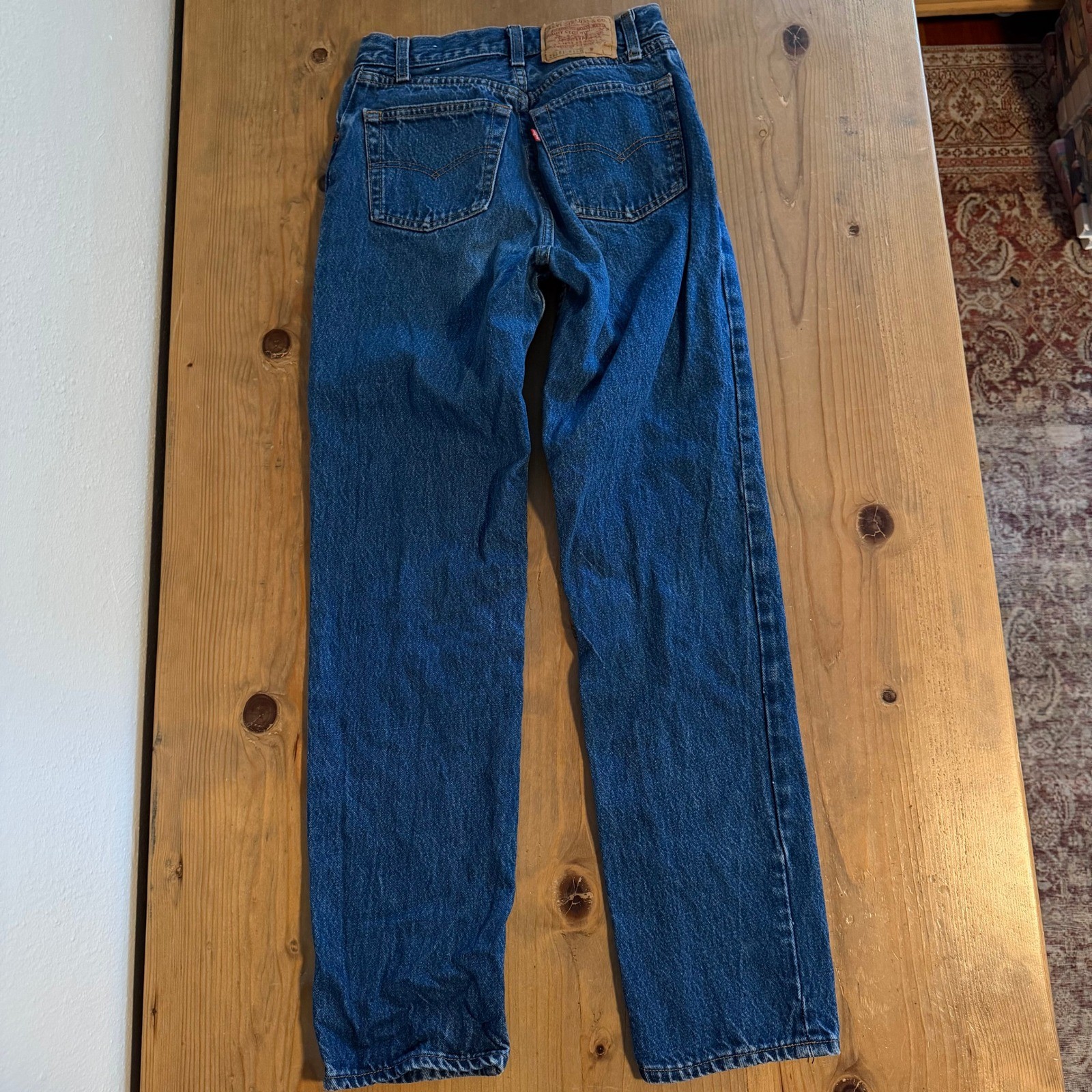 Vintage Levis 26501 501xx Jeans 25×29 High Waist Straight Leg Indigo Made In USA