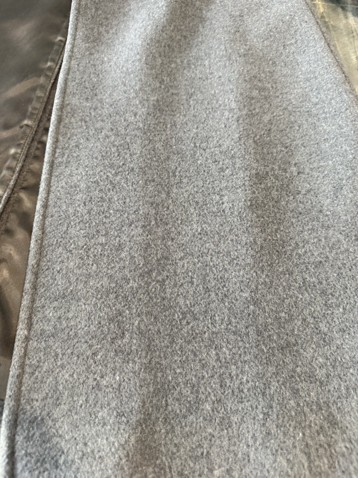 Pendleton 80’s VTG Pure Virgin Wool Women’s Long Gray Coat Made In USA Size12