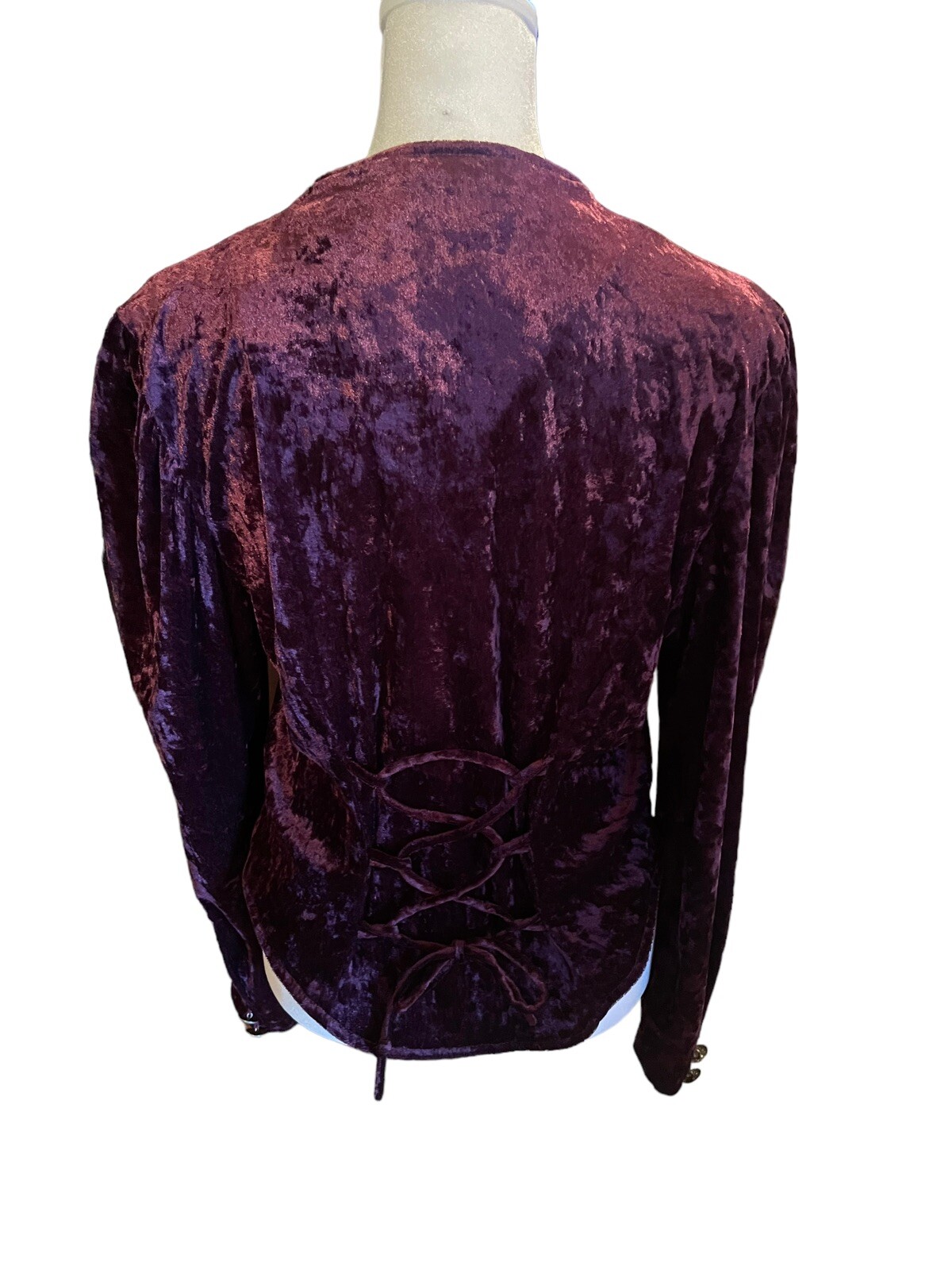 Vintage Circle T By Marilyn Lenox Western Ranch rodeo Velvet Purple Patchwork M