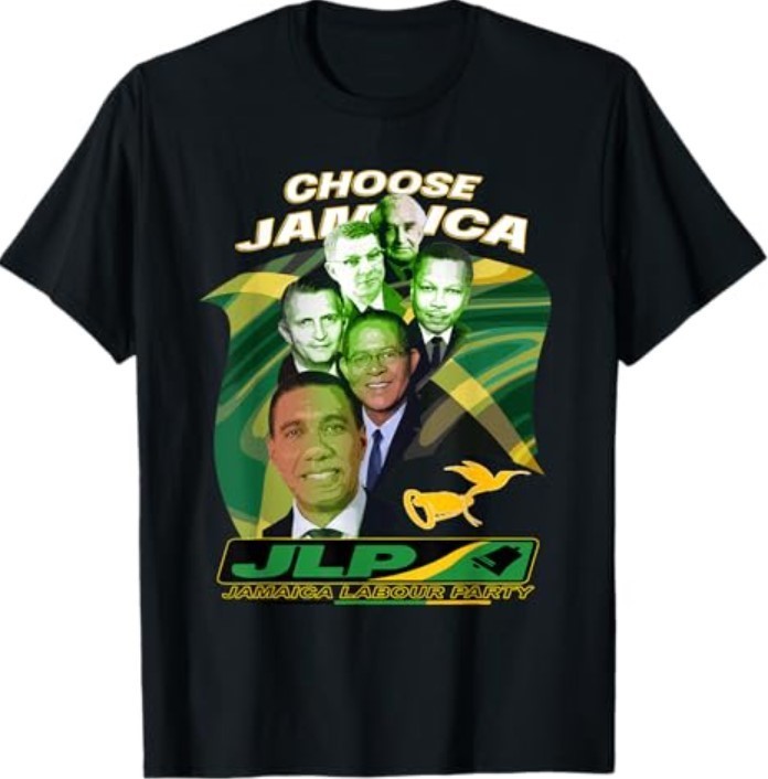 Jamaica Labour Party, Choose Jamaica JLP Supporter Gifts T-Shirt