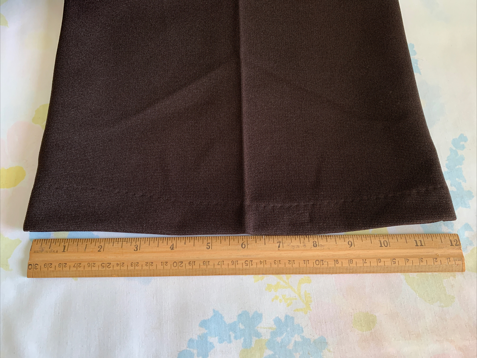 Single Stitch Elastic Women’s Straight Legs Pants Polyester Sz 22 1/2 70’S VTG