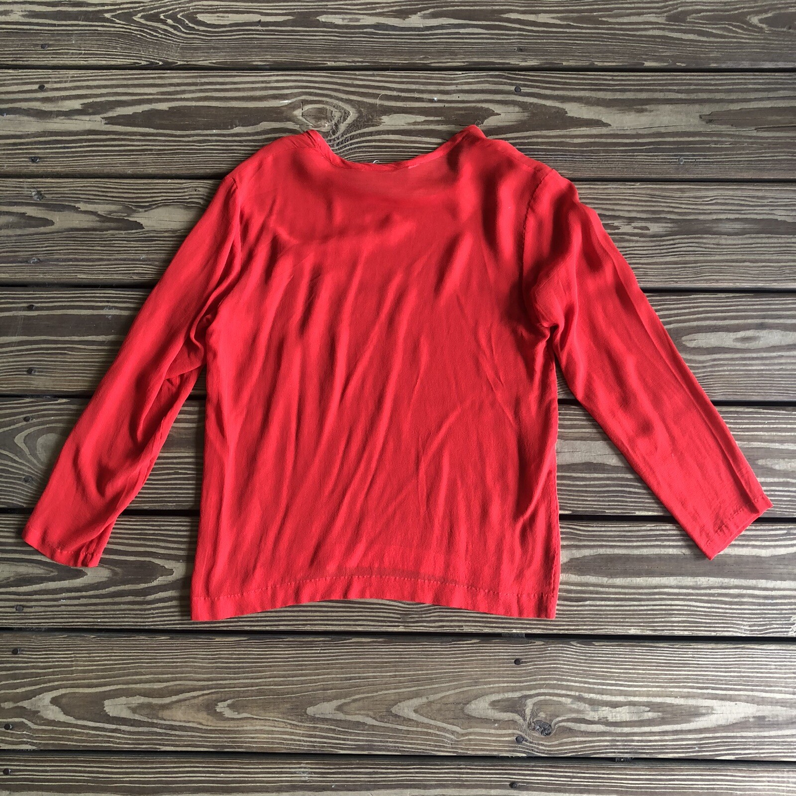 Comme des Garcons Red Blouse