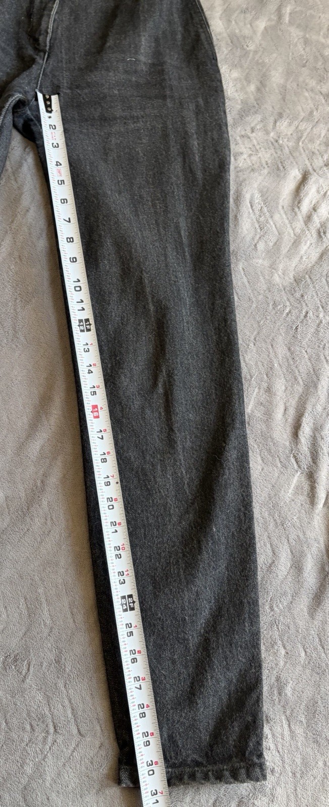 Vtg Fredericks 80&rsquo;s Denim Suspender Overall Women&rsquo;s High Waist Jeans Black 11/12