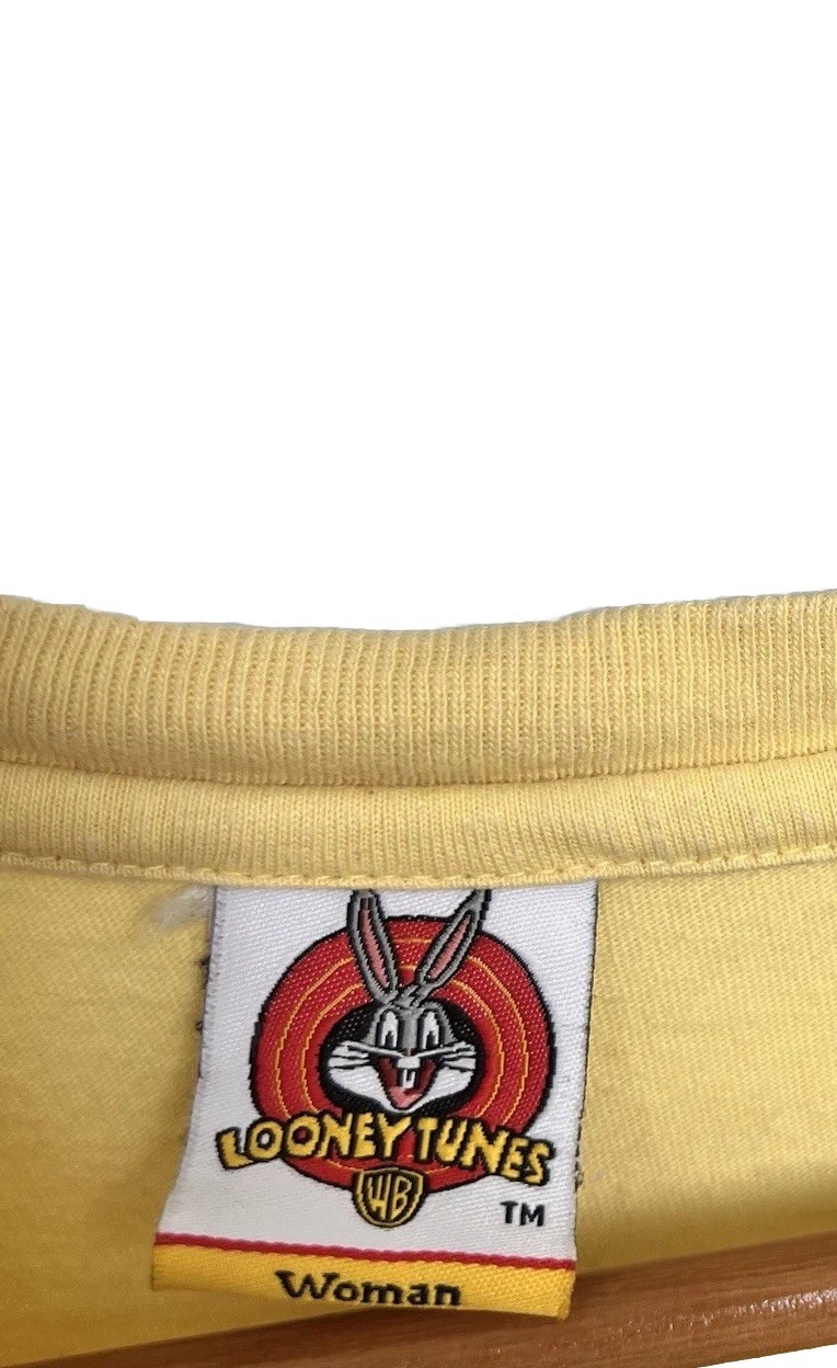 2001 Vtg Looney Tunes Womens Sylvester Tweety Bird Bugs Shirt Women’s Large Y2K