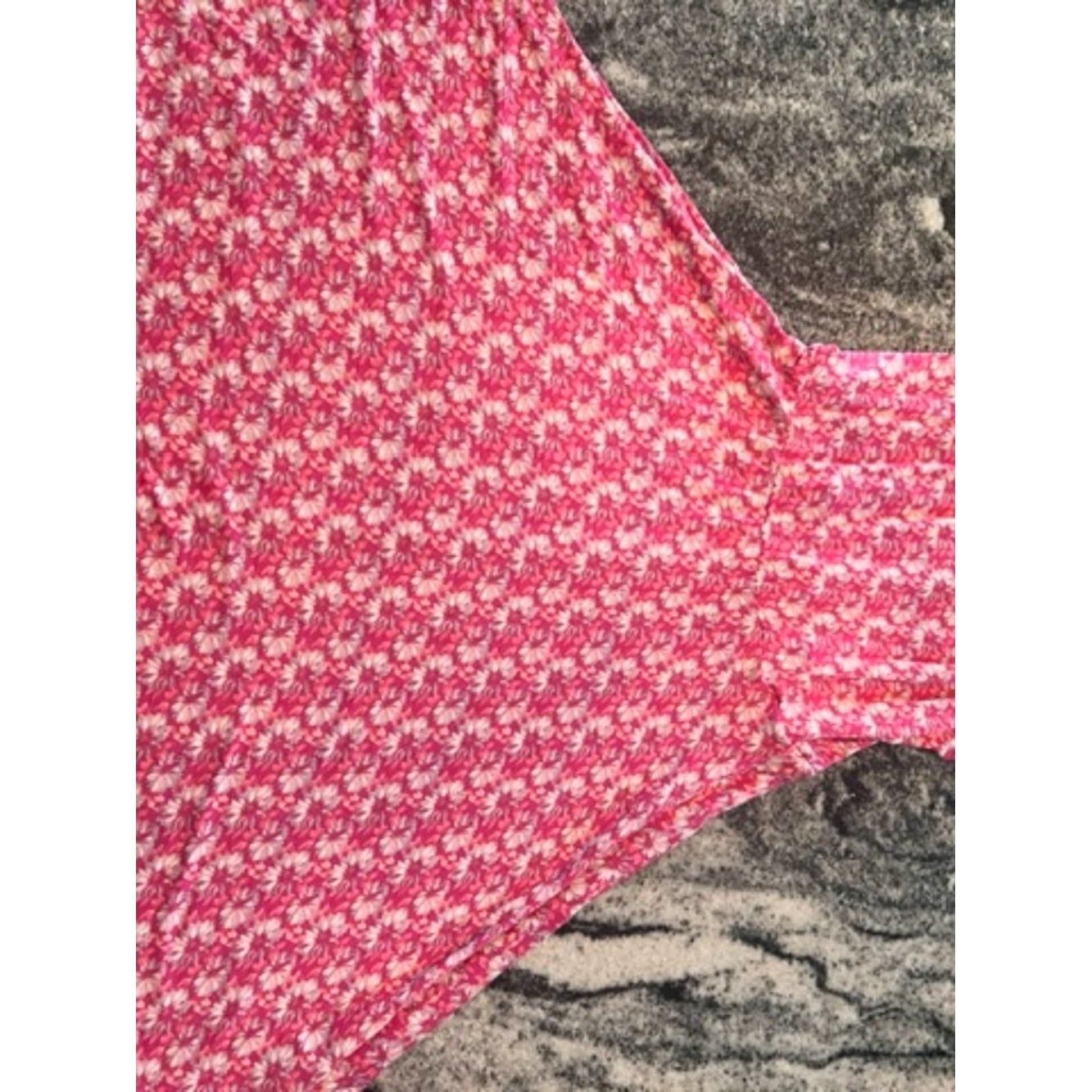 Vintage Joe Boxer Y2K Pink Floral Spaghetti Strap Sundress Size M Mini