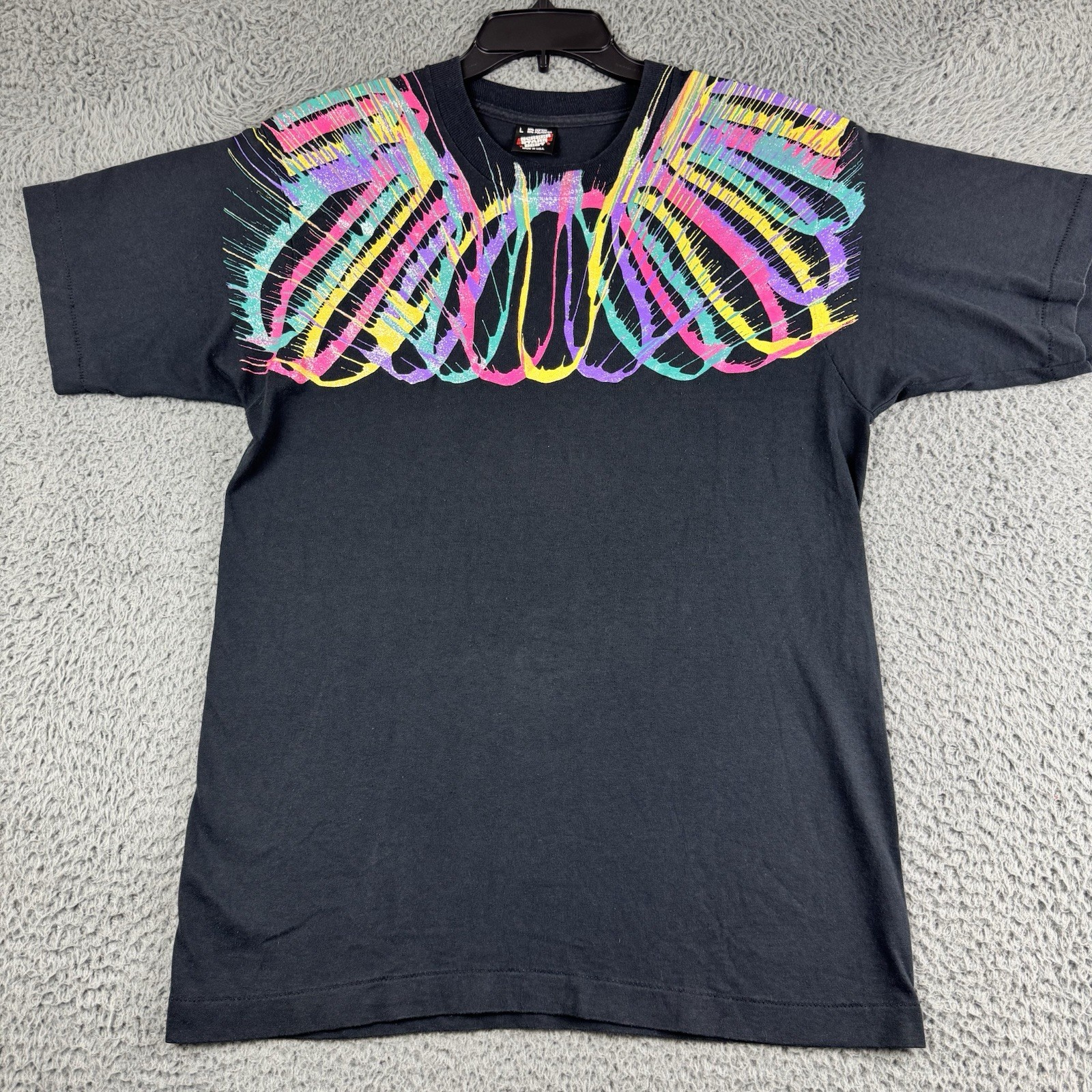 Vintage Screen Stars Best T-Shirt Large Abstract Graphic Single Stitch 90s US