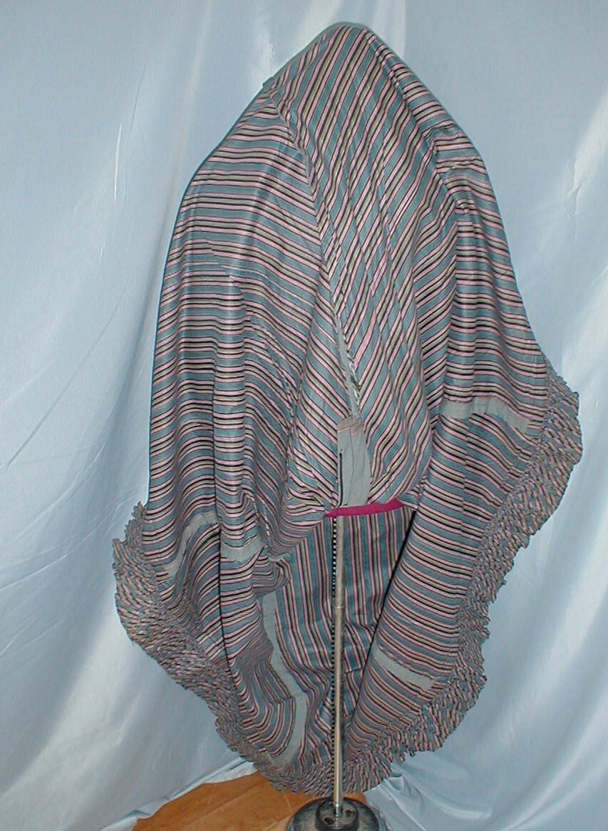 Antique Dress Seafoam Green Wool 1890&rsquo;s Victorian Braided Trims