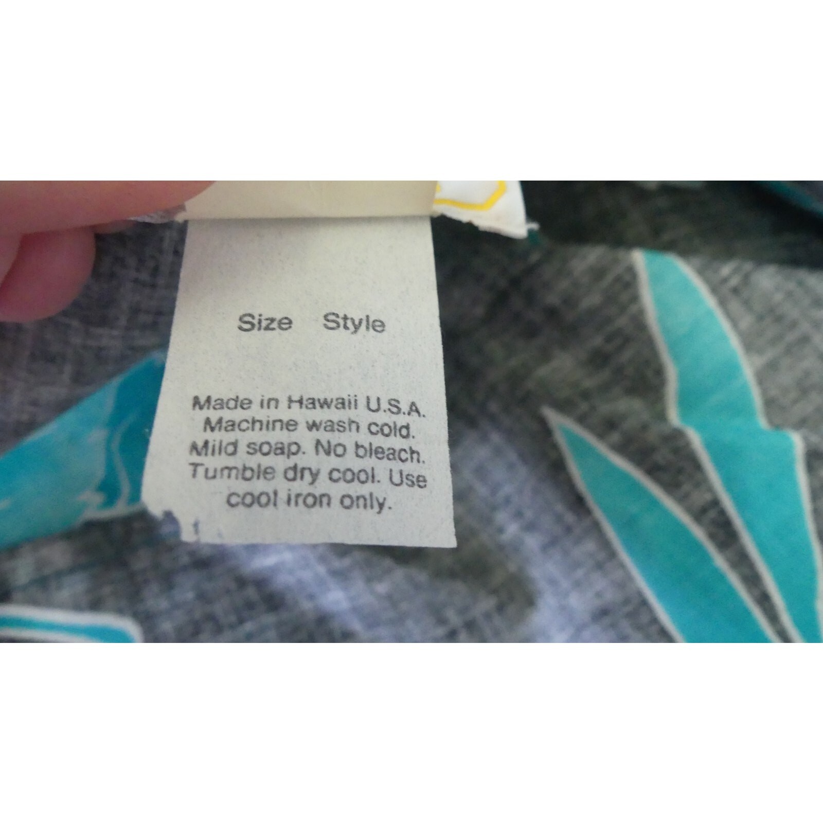 Vtg Tropical Essence Hawaii Wrap Dress OS Tropical Cotton Beach Vacation Tie