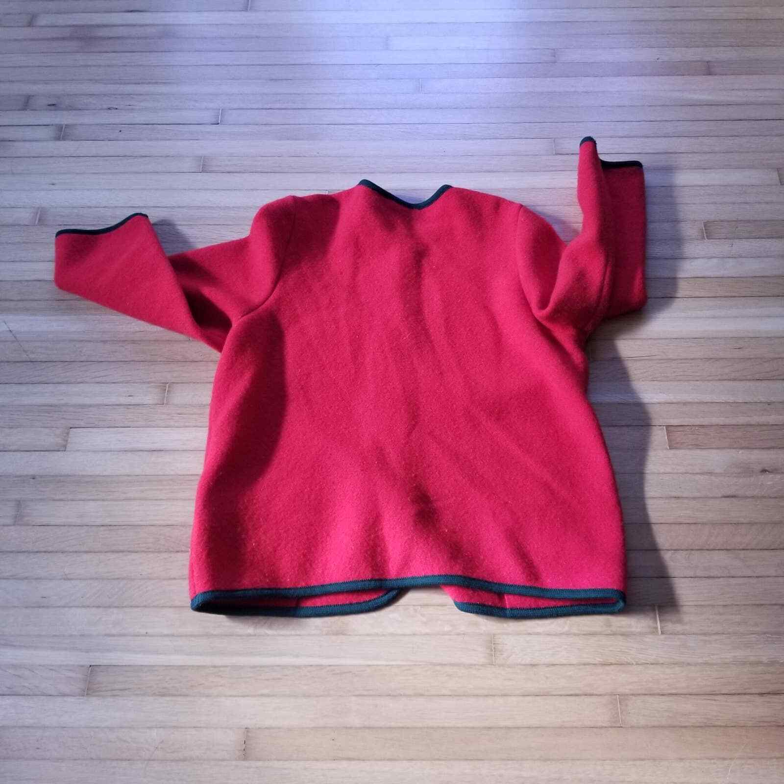 Vintage Austrian Wool Cardigan Sweater / Men&rsquo;s M to L / Women&rsquo;s XL / Nordic