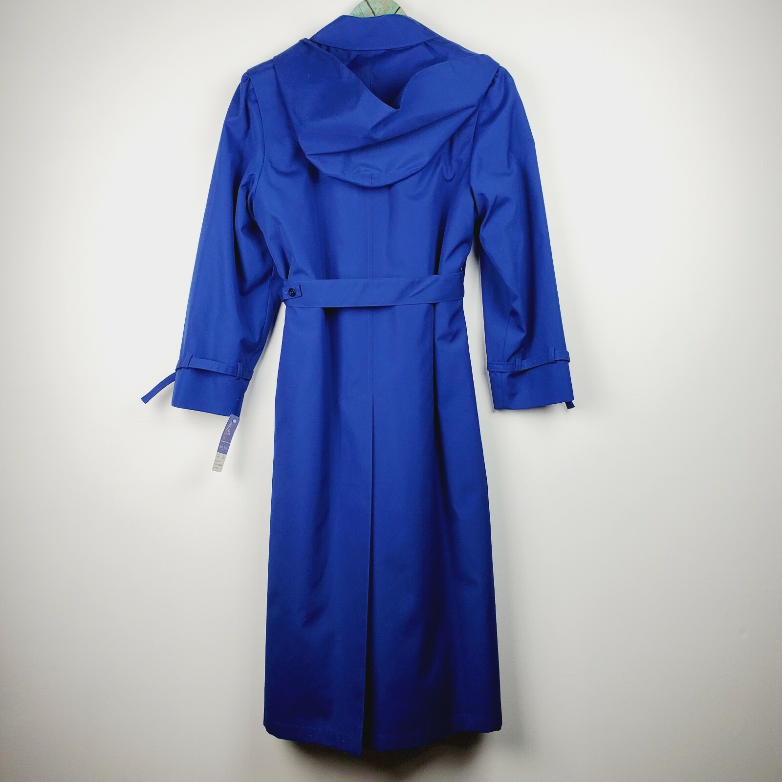 Vintage 1990&rsquo;s Misty Harbor Model Beth Cobalt Blue Rmvbl Liner Coat 6 Petite NWT