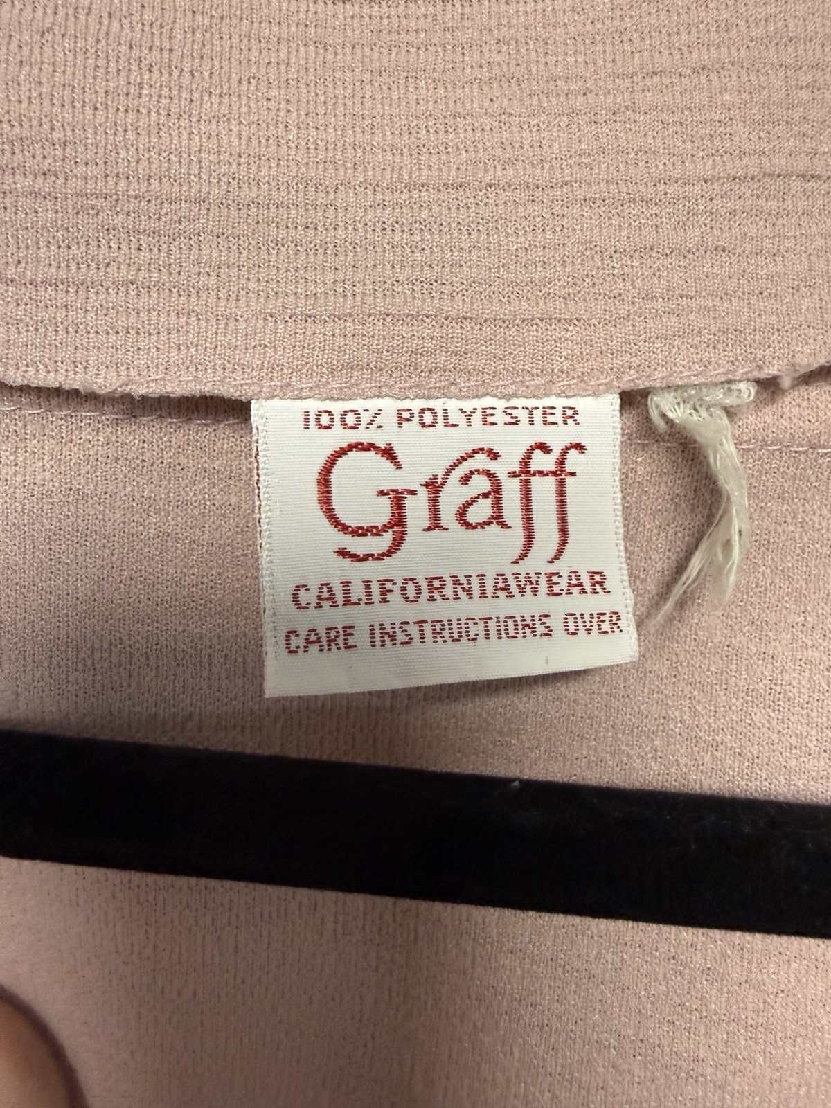 Vintage Graff Polyester Grandma Vibe Grandma Core Pink Vest
