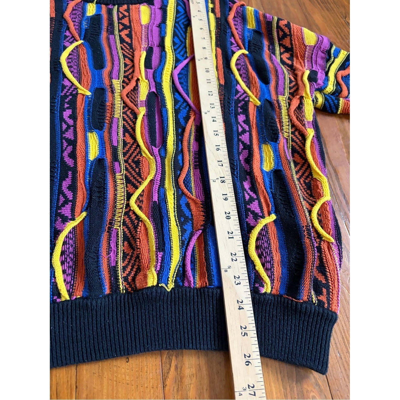 Forever 21 Coogi Inspired 90&rsquo;s Retro Sweater Multicolored Size 1X