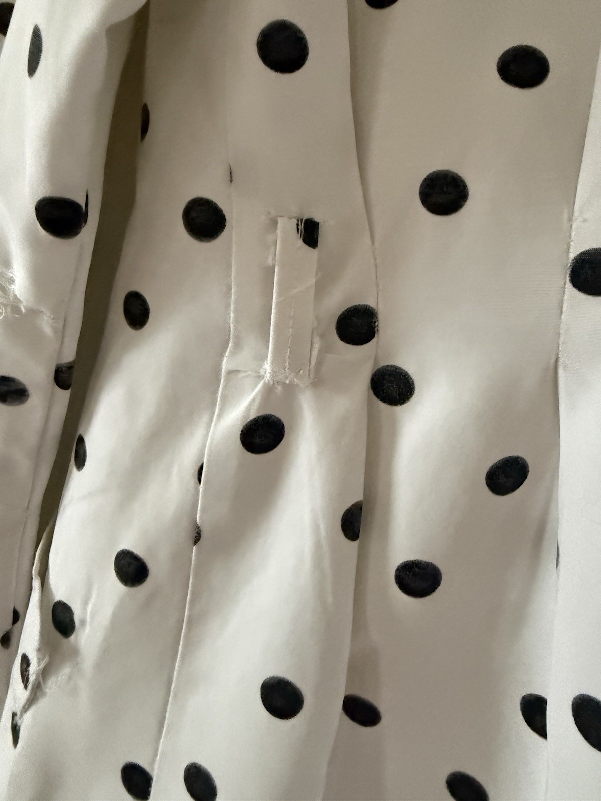 1960s Polka Dot Print Faille Trench Coat Double Breasted Jacket Jackie O 50s