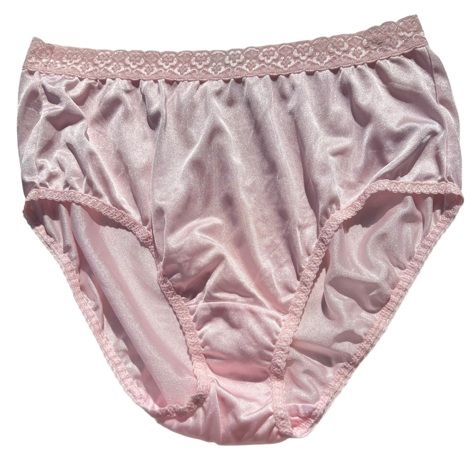 Vintage Fruit of The Loom Panties Nylon 8 Sheer Shiny Second Skin Silky Satin