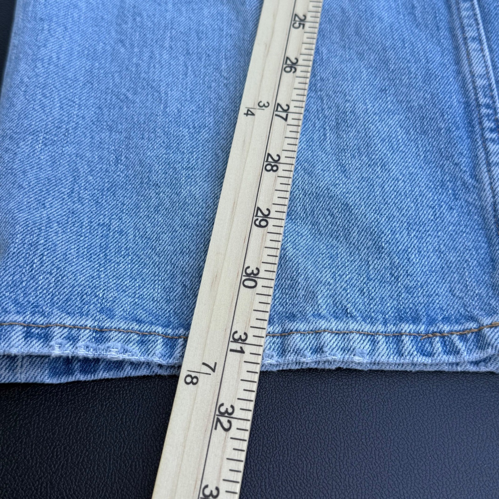 Everlane The 90s Forever Jean Light Wash Blue Organic Cotton Straight Leg 30R