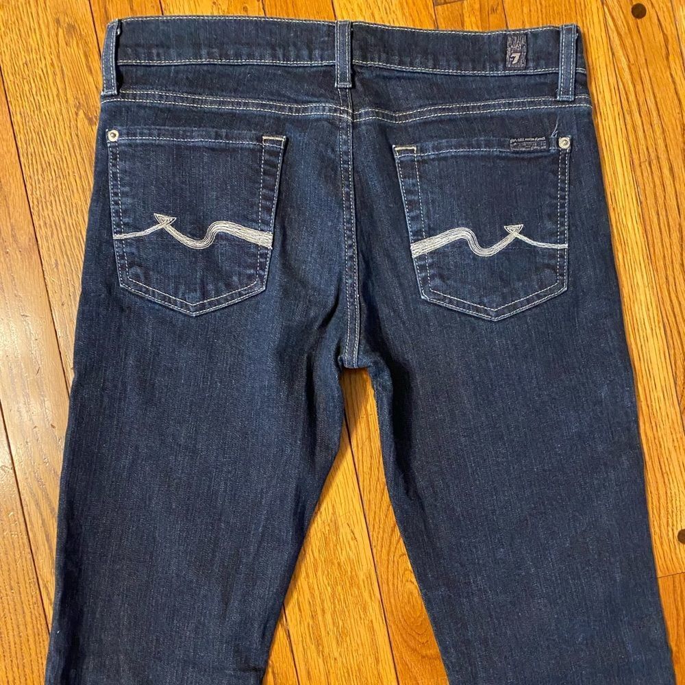7 for all Mankind size 8 dark wash bootcut flare jeans