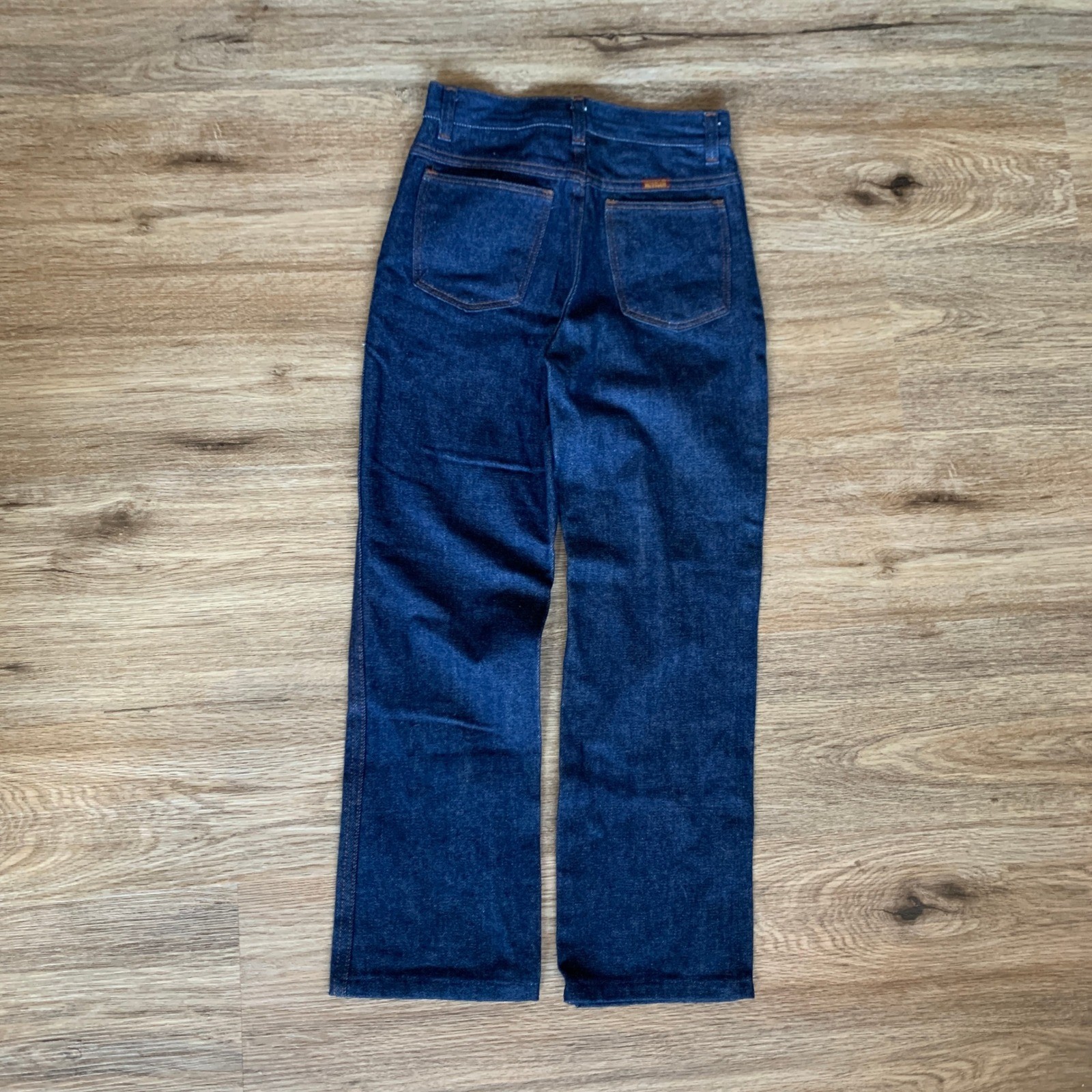 Deadstock Vintage 1980s Rustler Wrangler jeans in size 24×26 womens