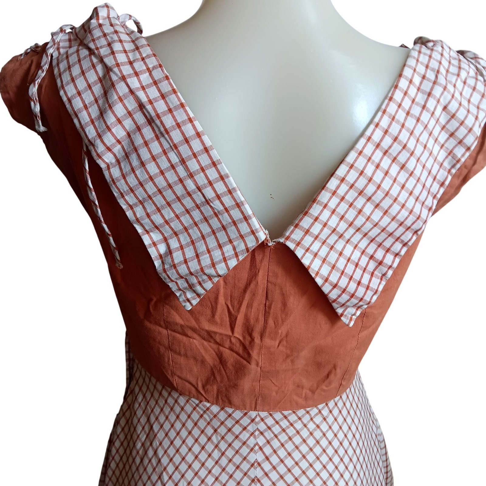 Women&rsquo;s 8 Fashion Frocks True Vintage Dress 50&rsquo;s Checkered Country Party Dress