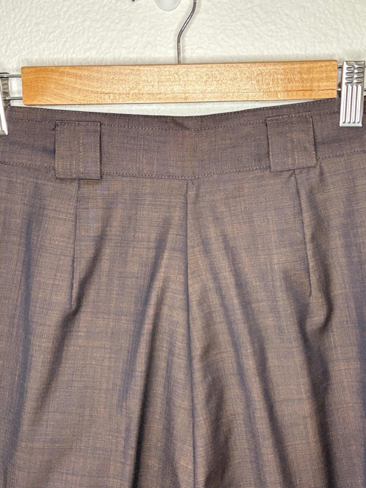 VTG 80s Gianni Versace Brown Trousers Made in Italy IT 38 US 00 24&Prime; Waist