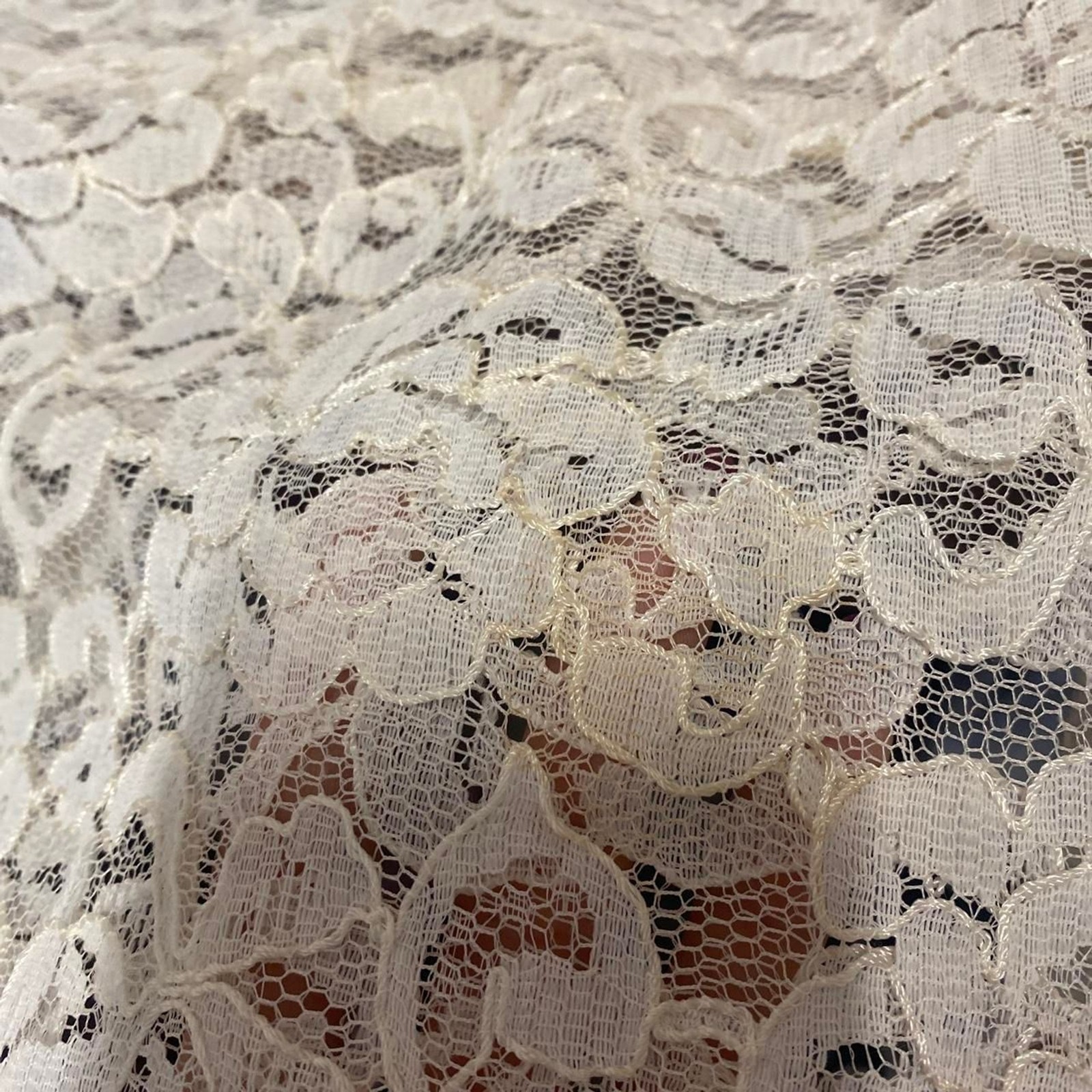 1960s lace asymmetrical top