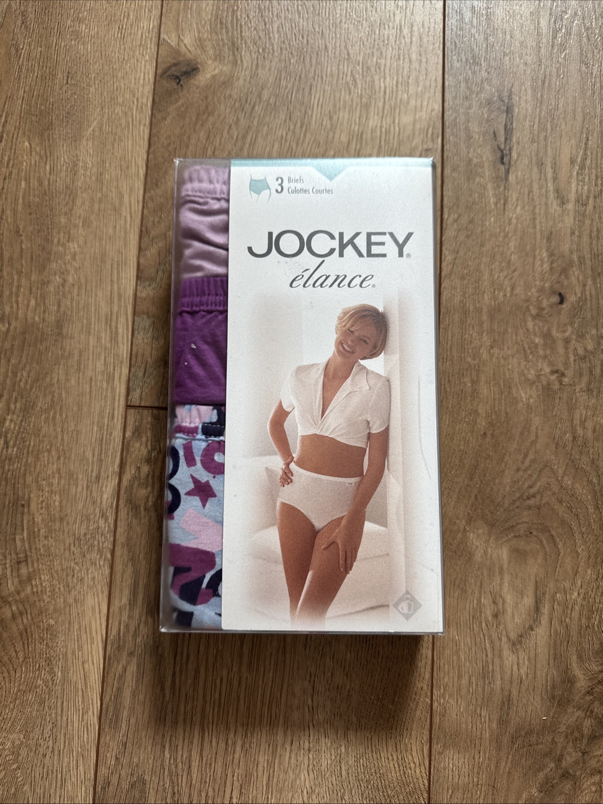 Jockey Women&rsquo;s Elance VTG Underwear Brief 1998 Size 7 3 Pack Cotton New