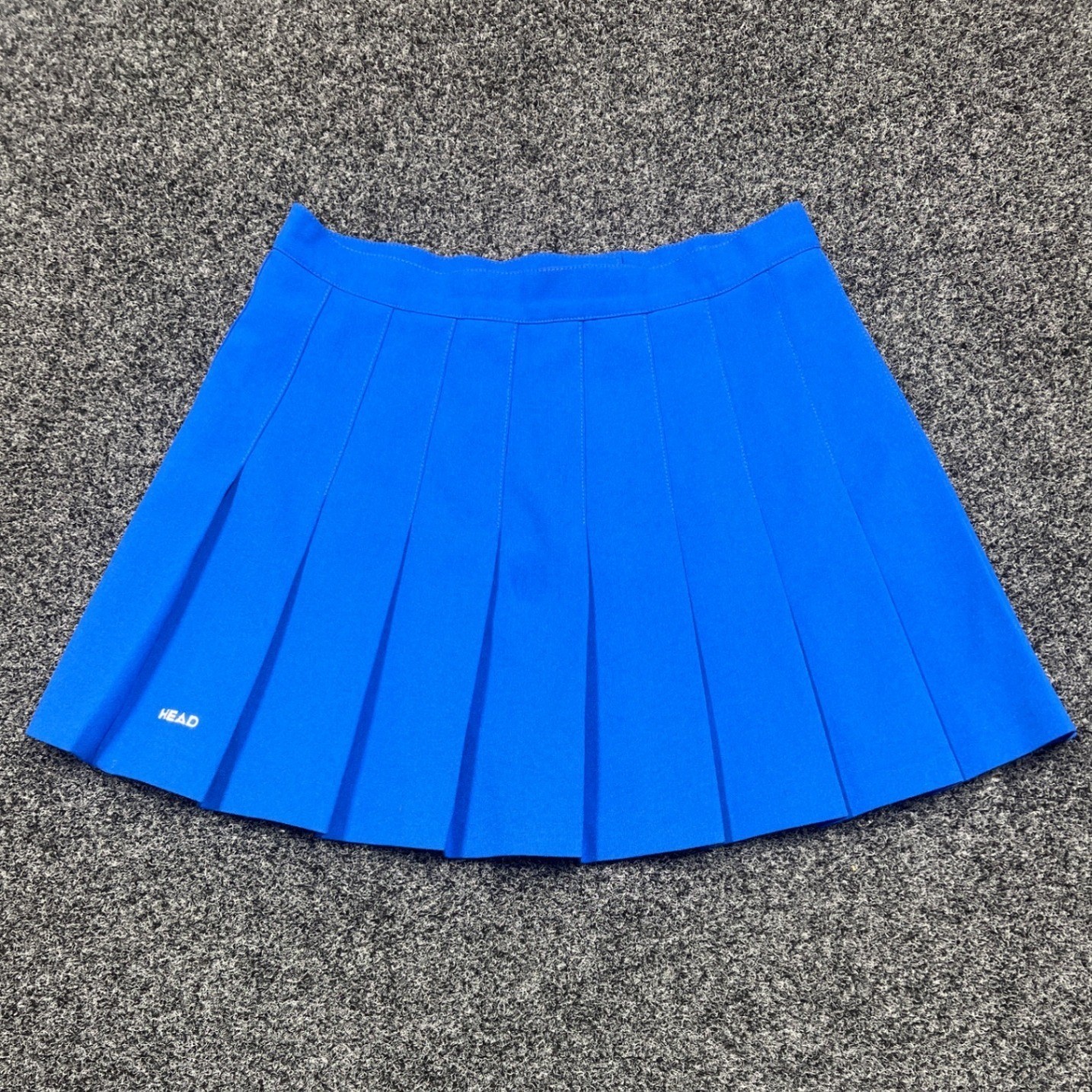 Vintage Head Royal Blue Pleated Tennis Skirt Size 14 Made in USA Sporty Retro