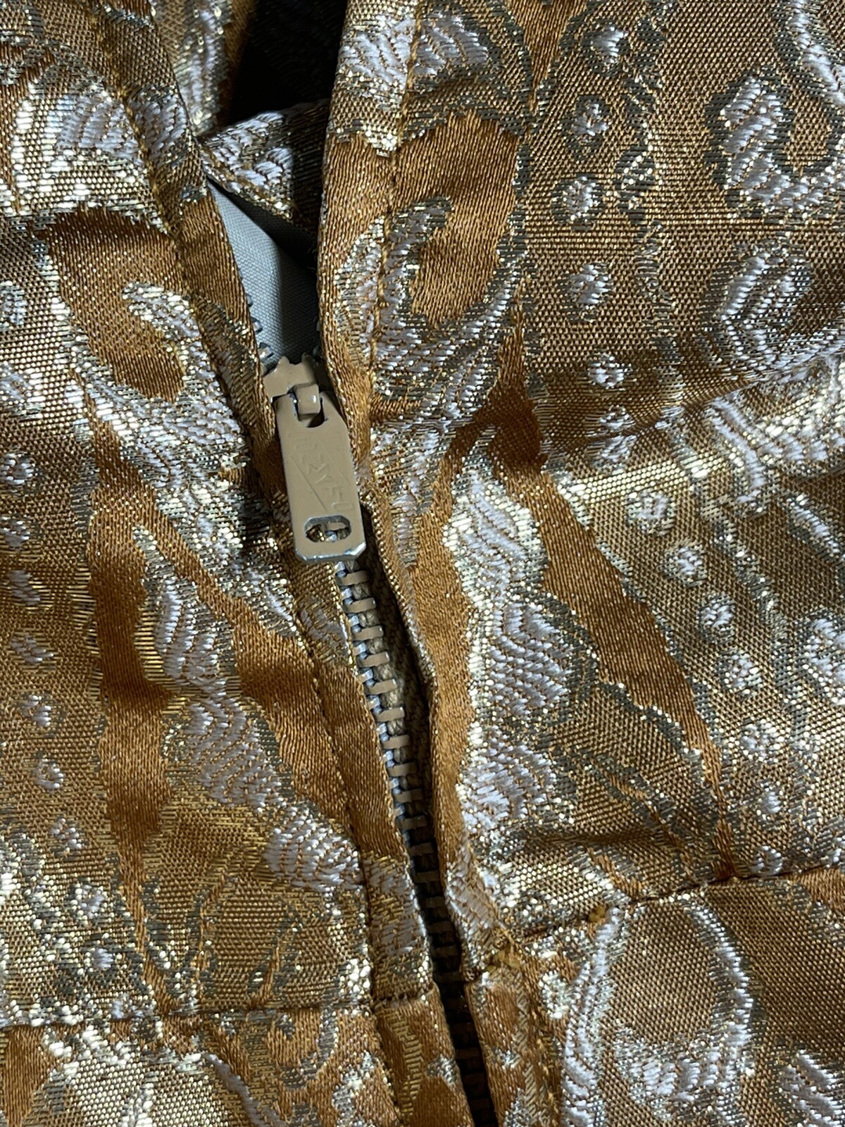 Rare Vintage 1950&rsquo;s Sylvan Rich for Martini Copper Gold Metallic Dress Wiggle