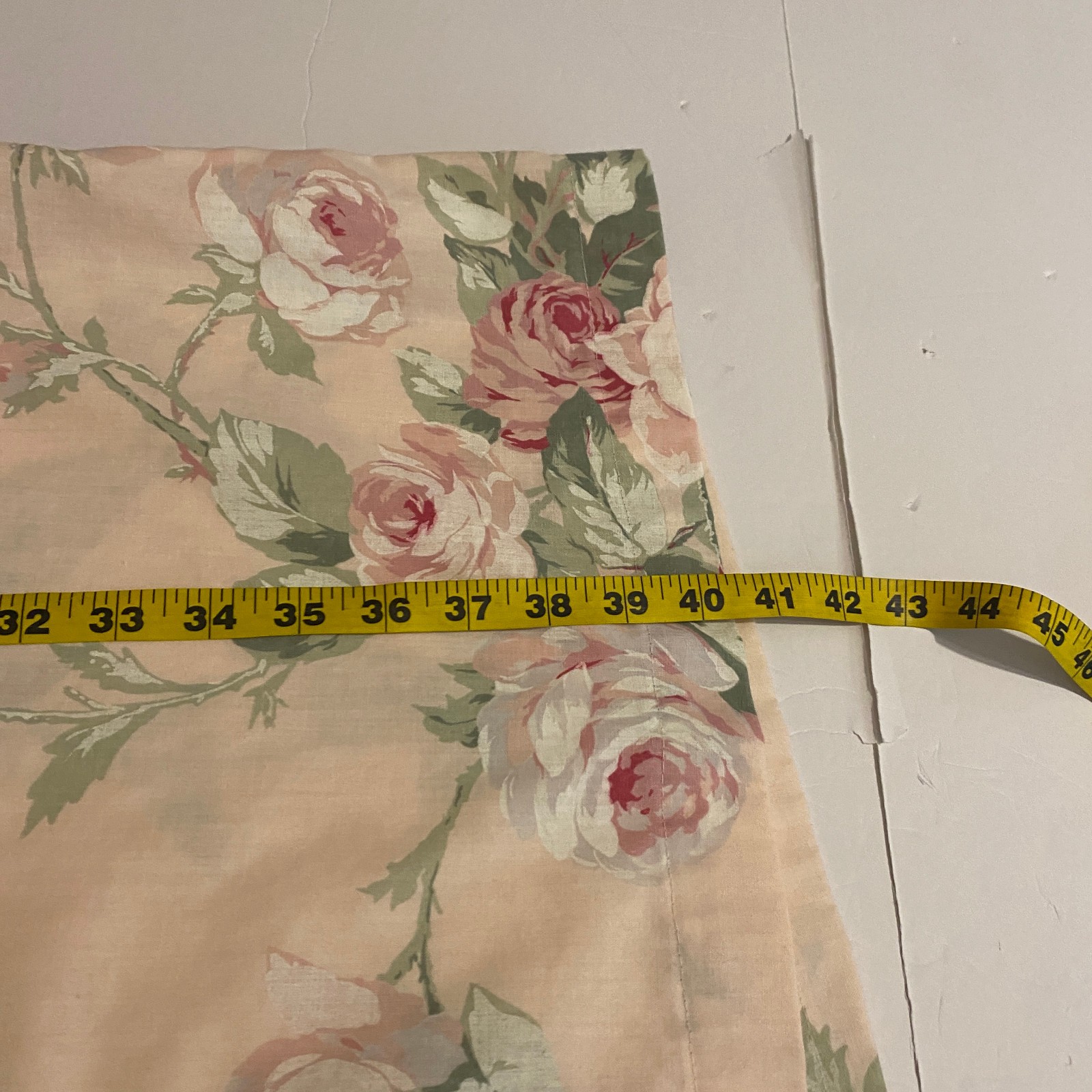 Vtg Handmade Housecoat Duster Ruffle Mumu Sz L/XL Floral Cottagecore Lightweight