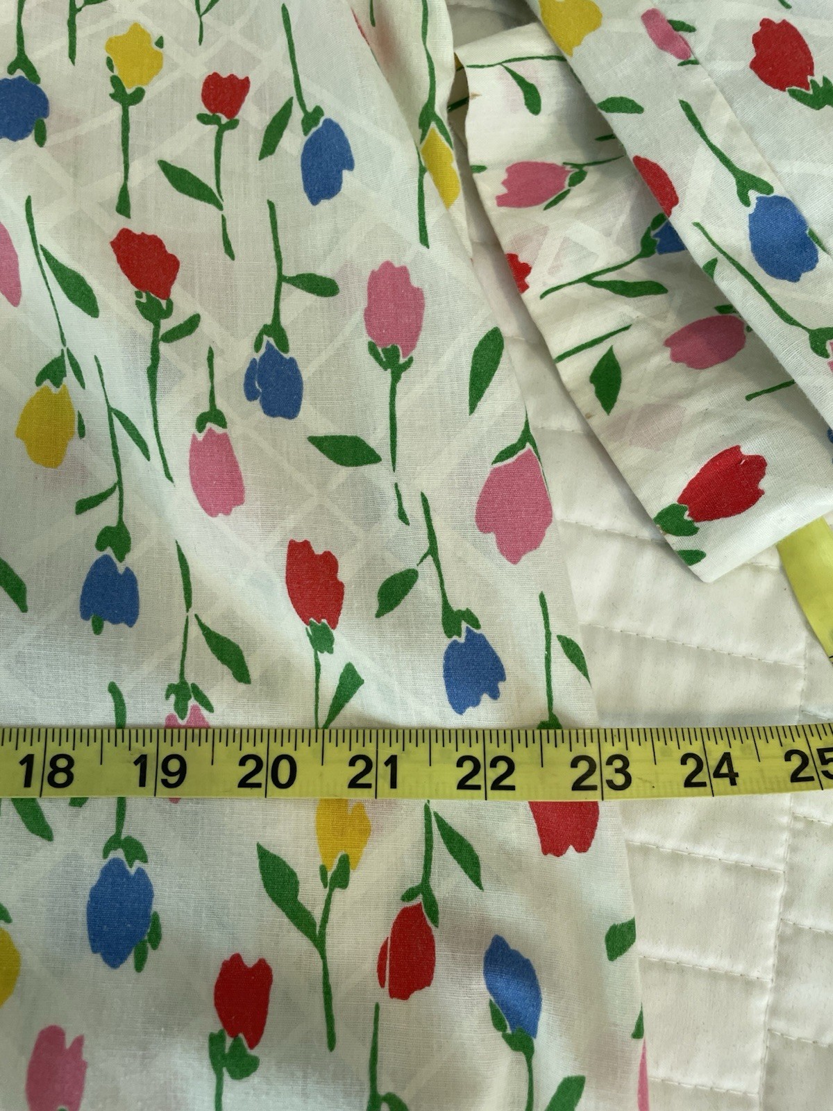 VTG 70s David Brown Saks Fifth Avenue White Floral 1/4 Zip House lounge Dress