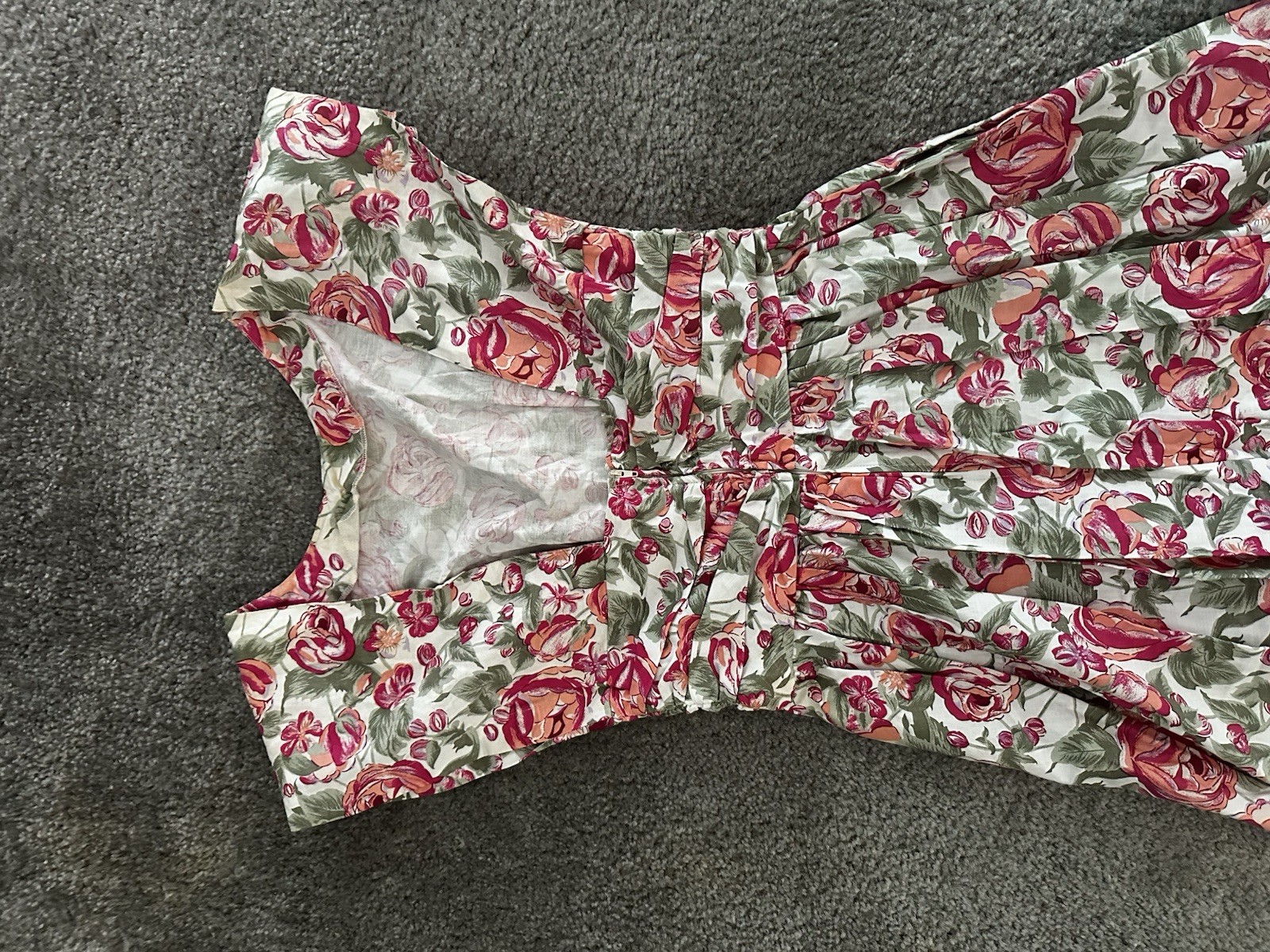Vintage 1980s Joni Blair Floral Women’s Dress Size 9/M