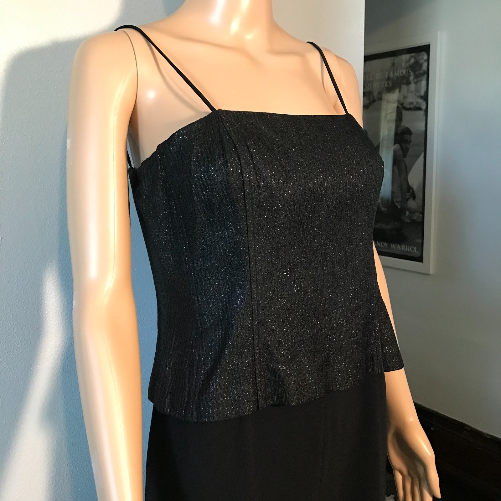 Vintage Jones New York Evening Women&rsquo;s Jumpsuit Size MP Petite Wide Leg Jumpsuit