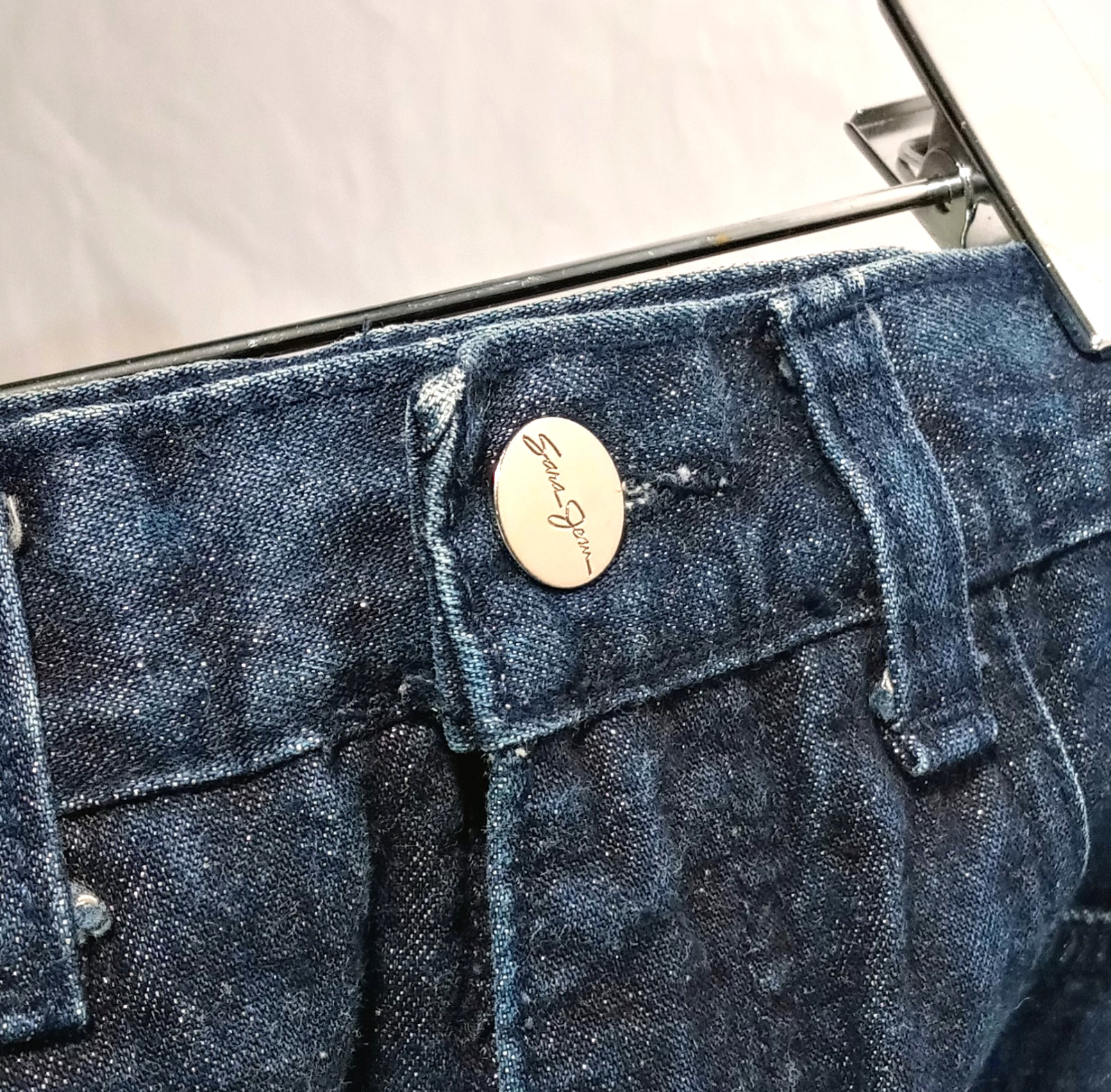 Rare Authentic Vintage 80&rsquo;s Sparkle Sara Jeans 25.5&Prime; Waist Hong Kong READ