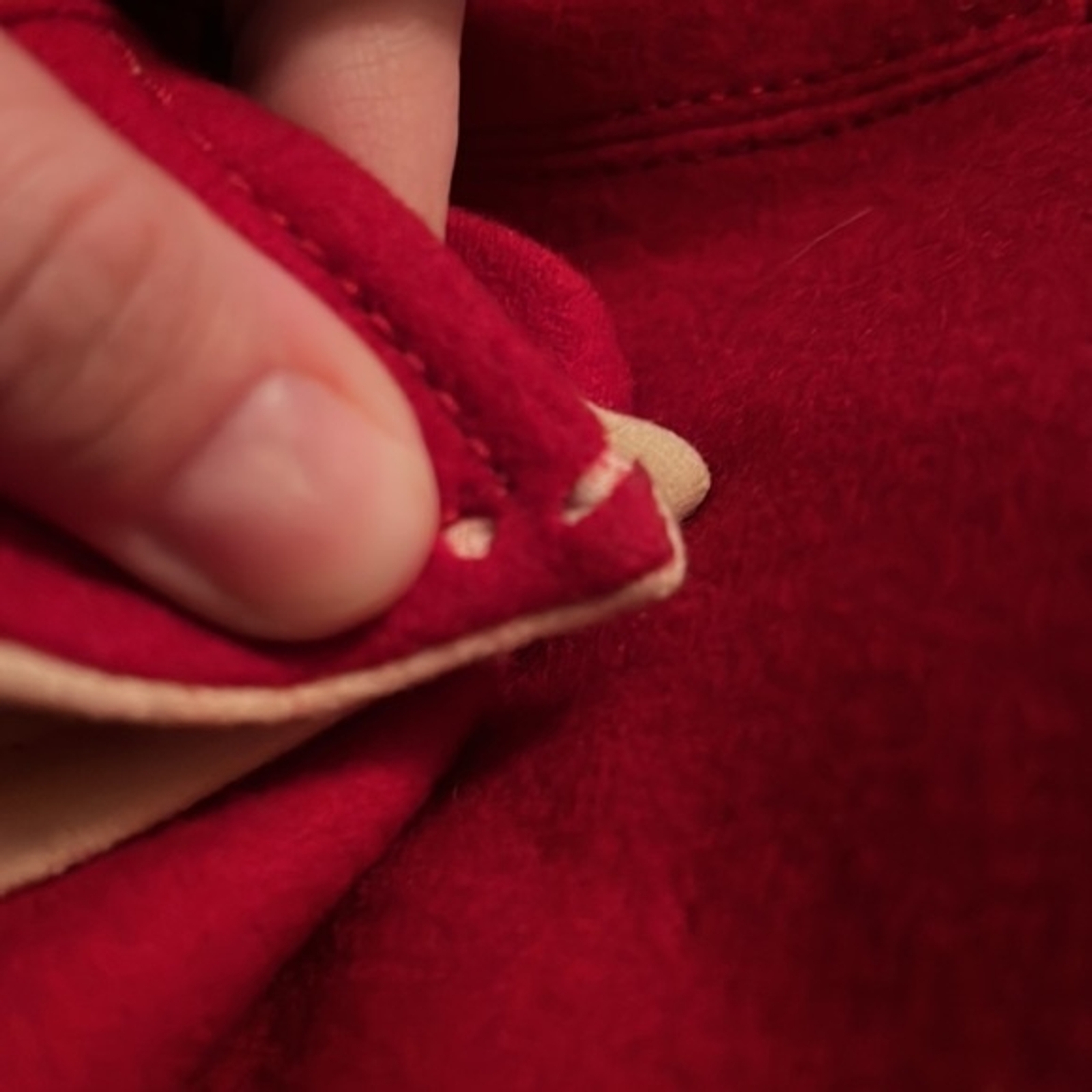 VINTAGE HAMMERER AUSTRIA RED WOOL SKIRT SUIT, EU 40, US small