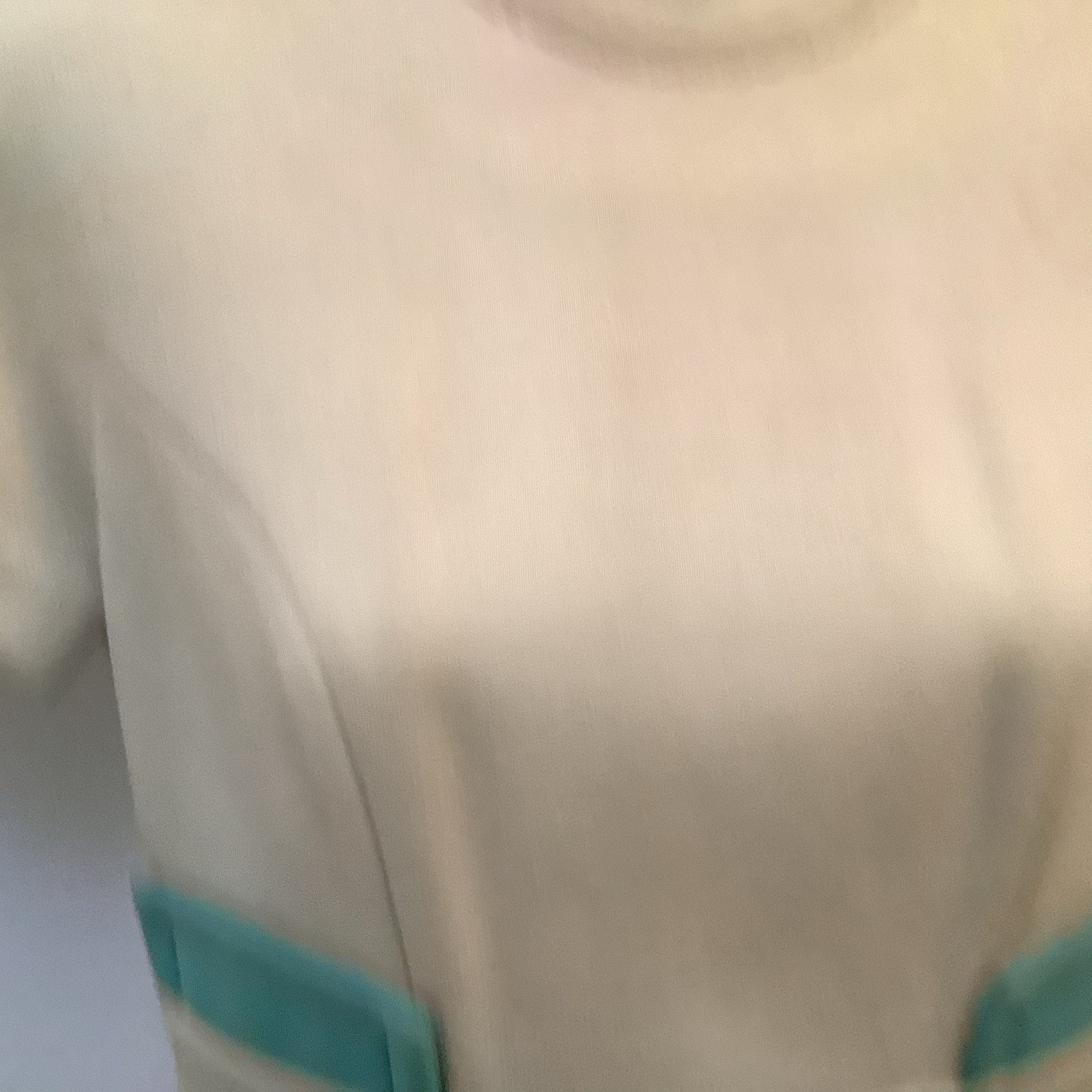 Vtg 60s 70 Mod 3 Piece Knit Pants belted Tunic top pants Coat Belt hipster Aqua