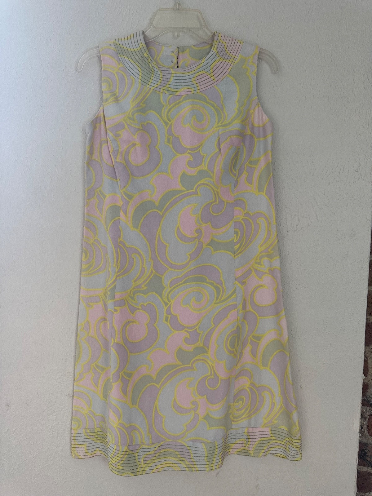 very rare vintage spring or summer shift dress women&rsquo;s Young Edwardian by Arpeja