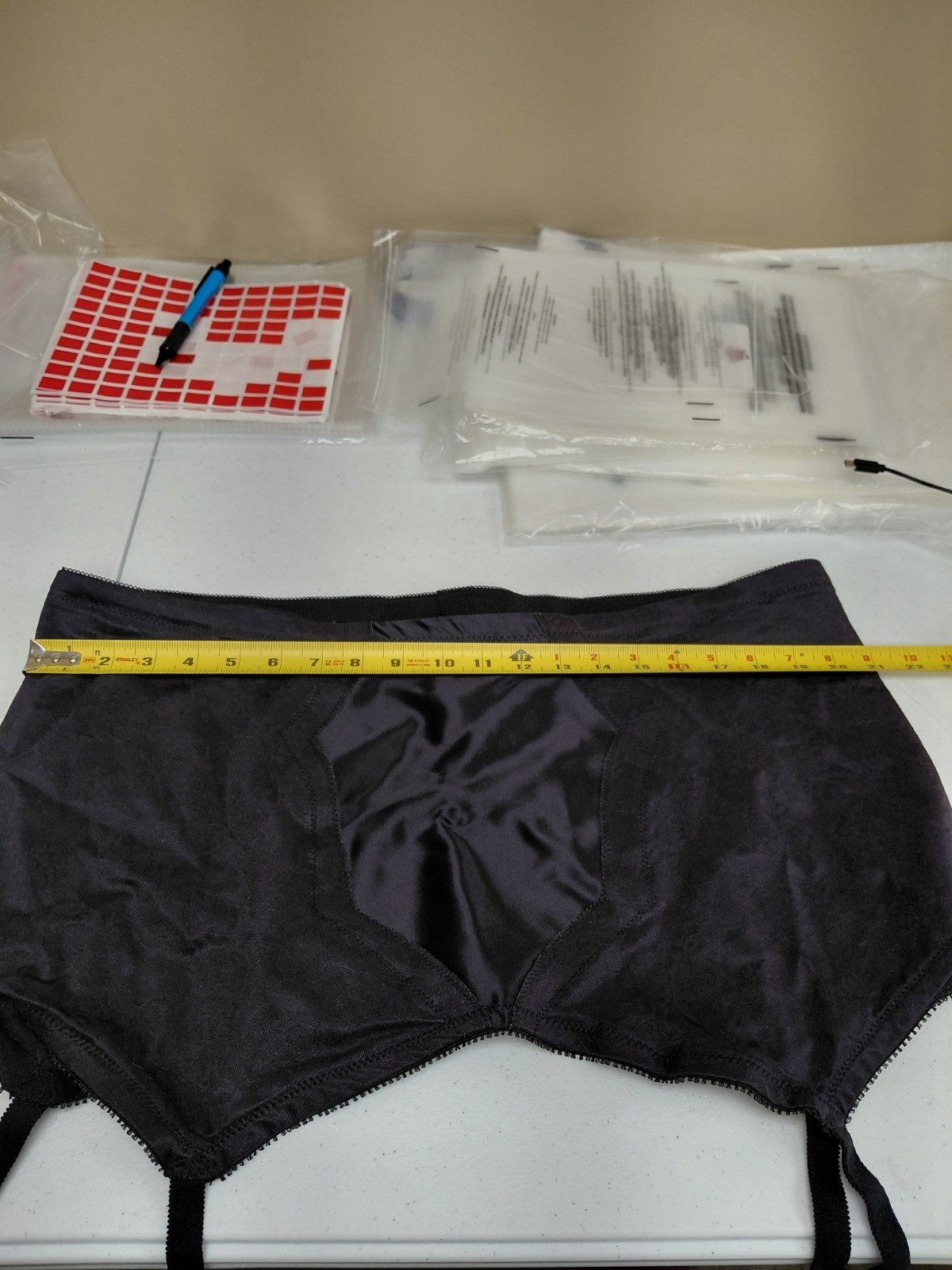 Vintage Crown-nette Open Bottom Girdle With Garter Size 54