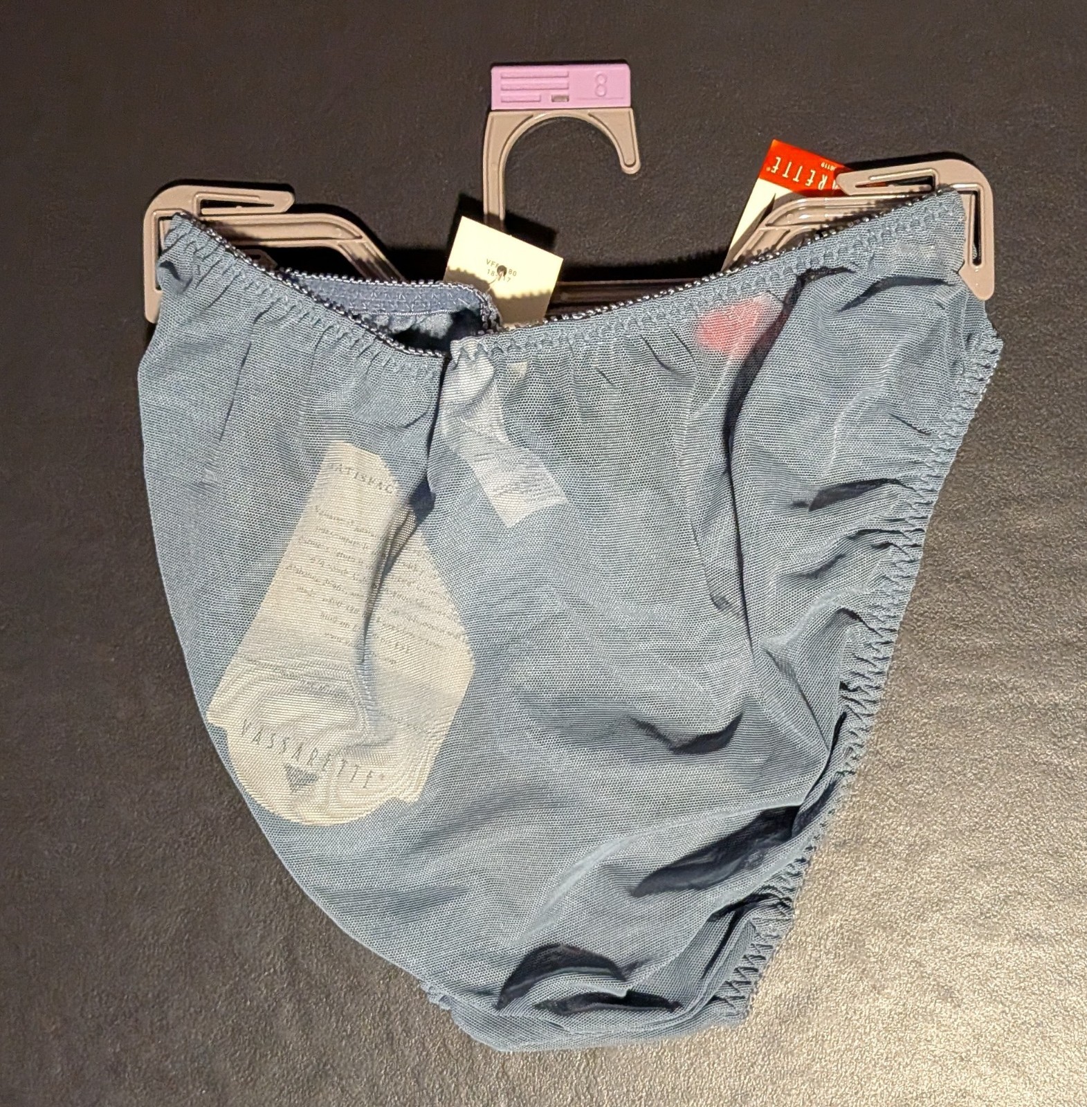 4X Vassarette Lingerie Panties Nylon Blend Leaf Tracings Print 18-177 8 / 46 NWT