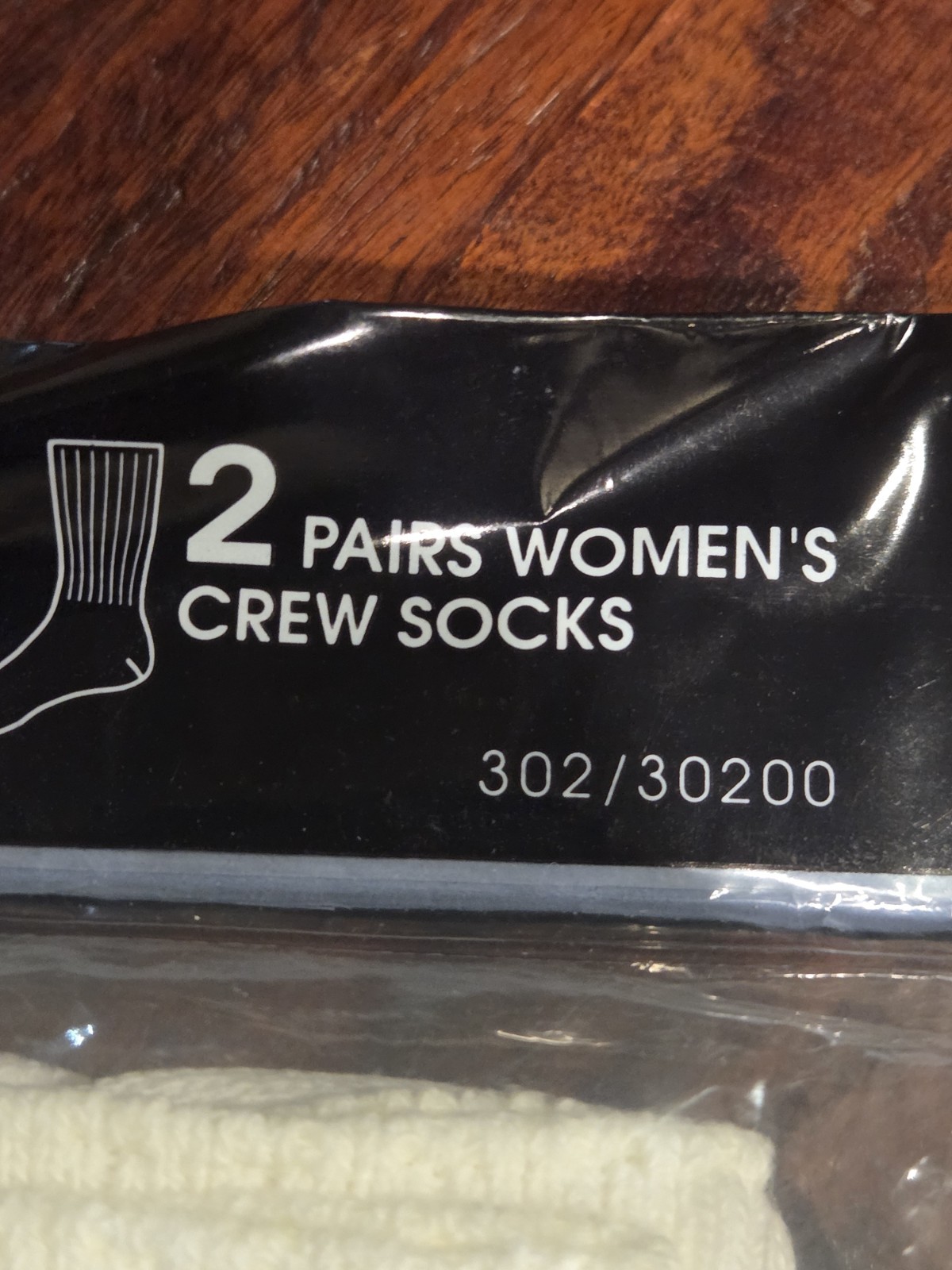 NOS Vtg Leggs Wear Basic Sox 2 Cuffed & 2 Crew Socks One Size 4 Pair Total USA