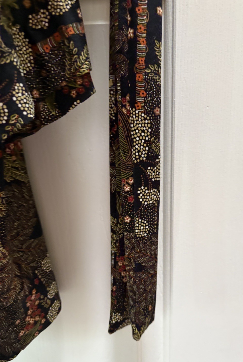 Vintage 70s 80s DeWeese Design Swim & Sun Floral Rare Coverup OS