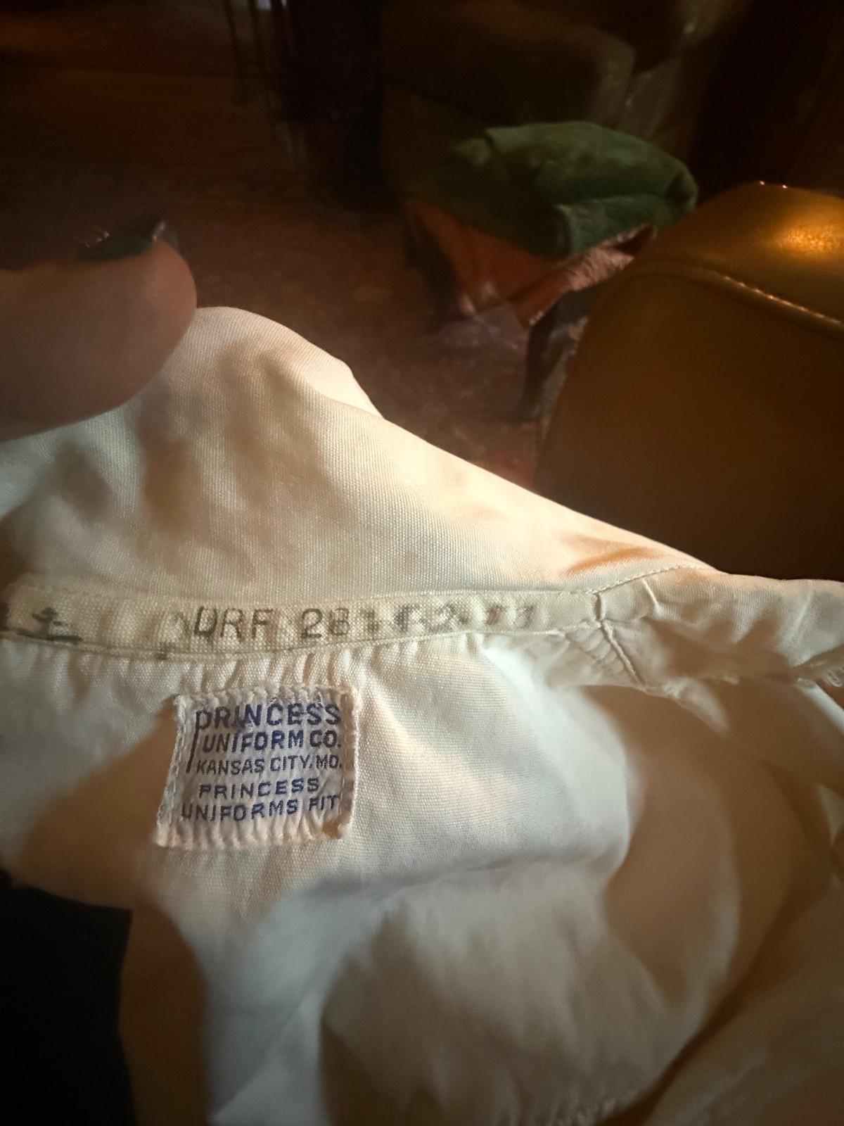 Vintage 1958 White Midi Length Authentic Nurse Uniform s/m Princess Uniform