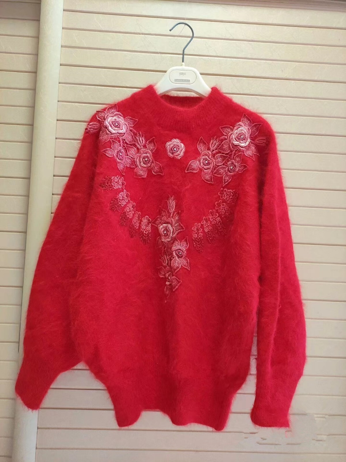 80% Angora Vintage Jumper Blended Jumper Super Soft Fluffy Fuzzy Pullover